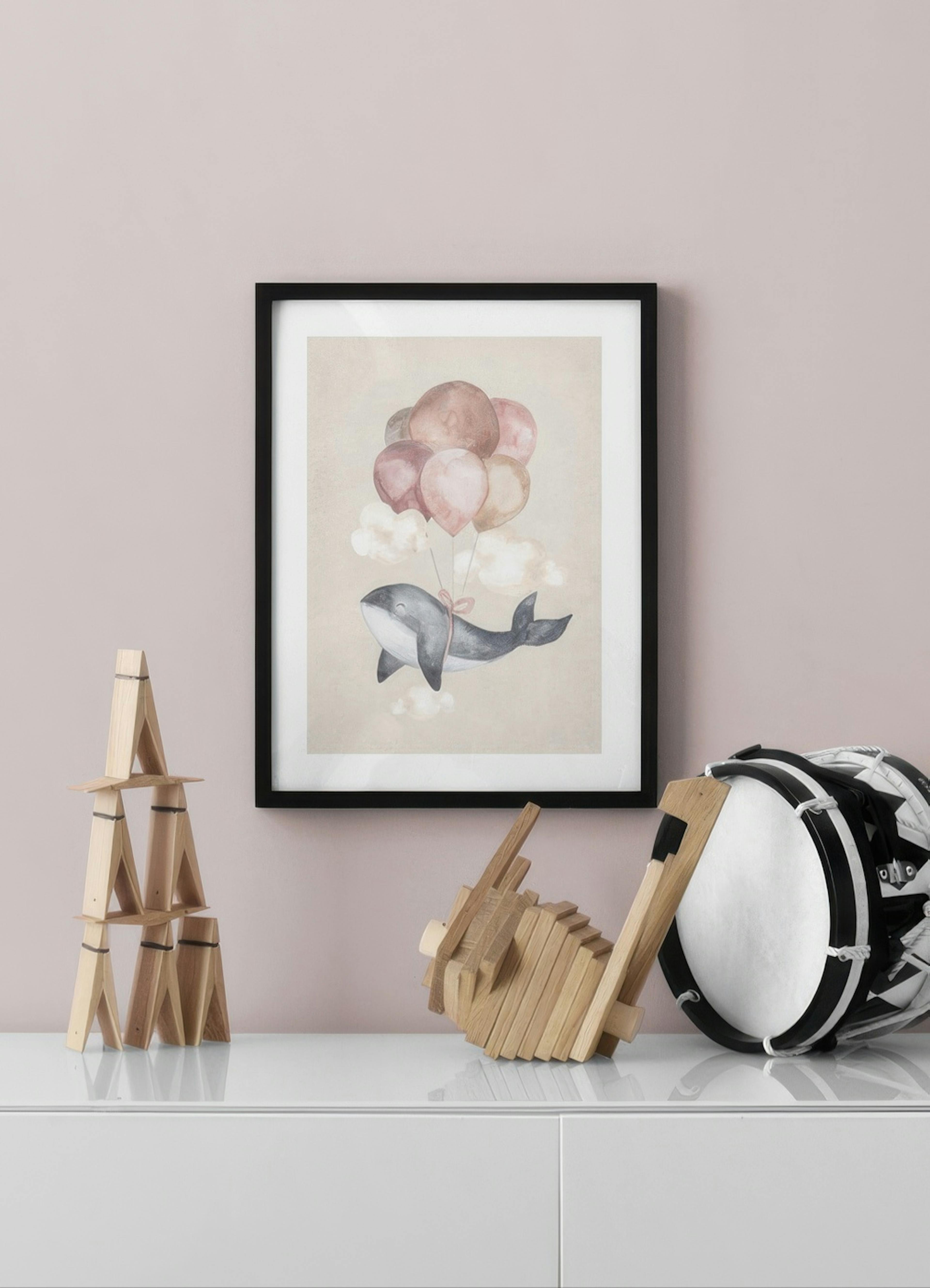 Dreaming Whale Poster