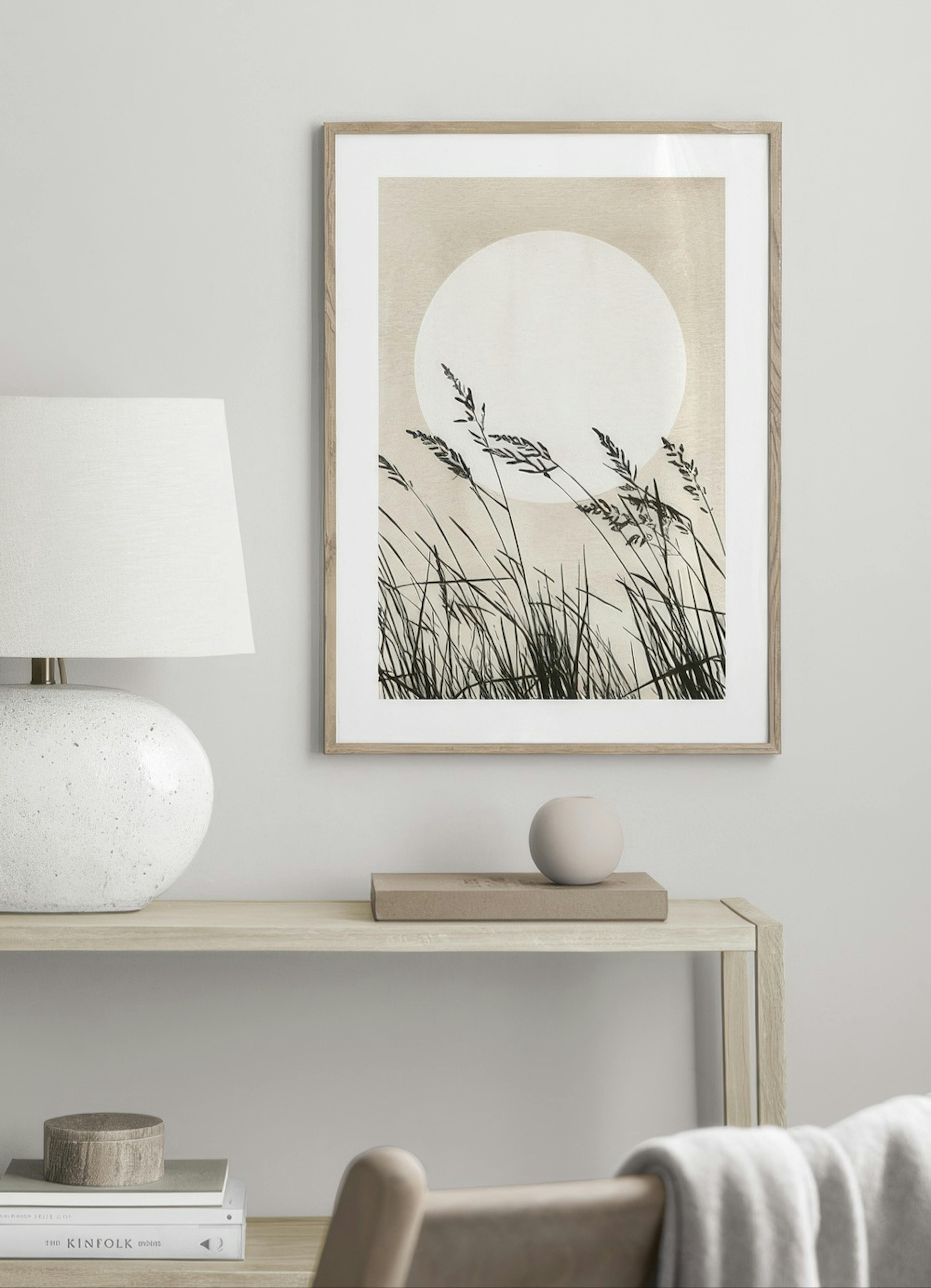 Sunset Reeds Print