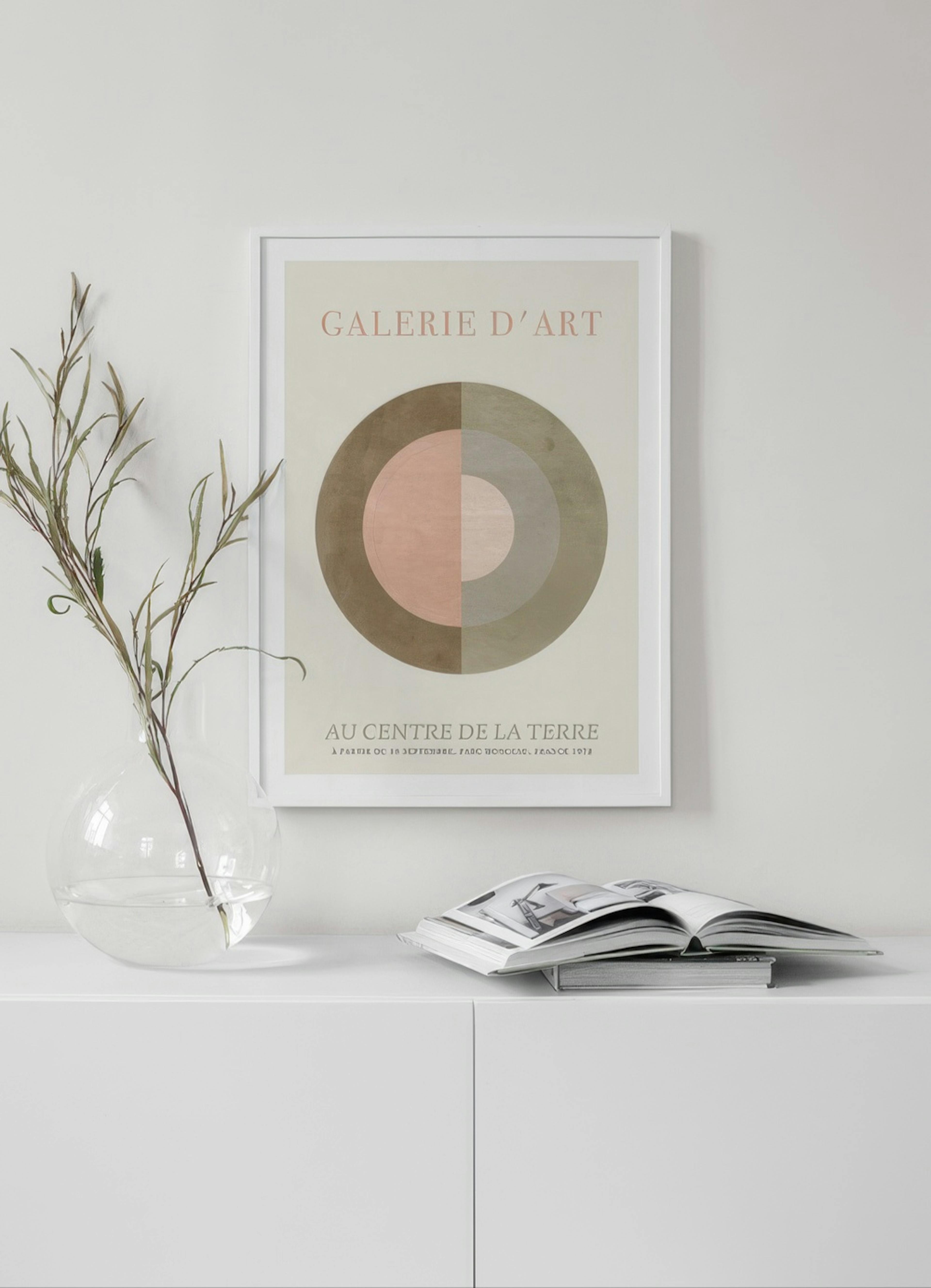 Au Centre De La Terre Poster