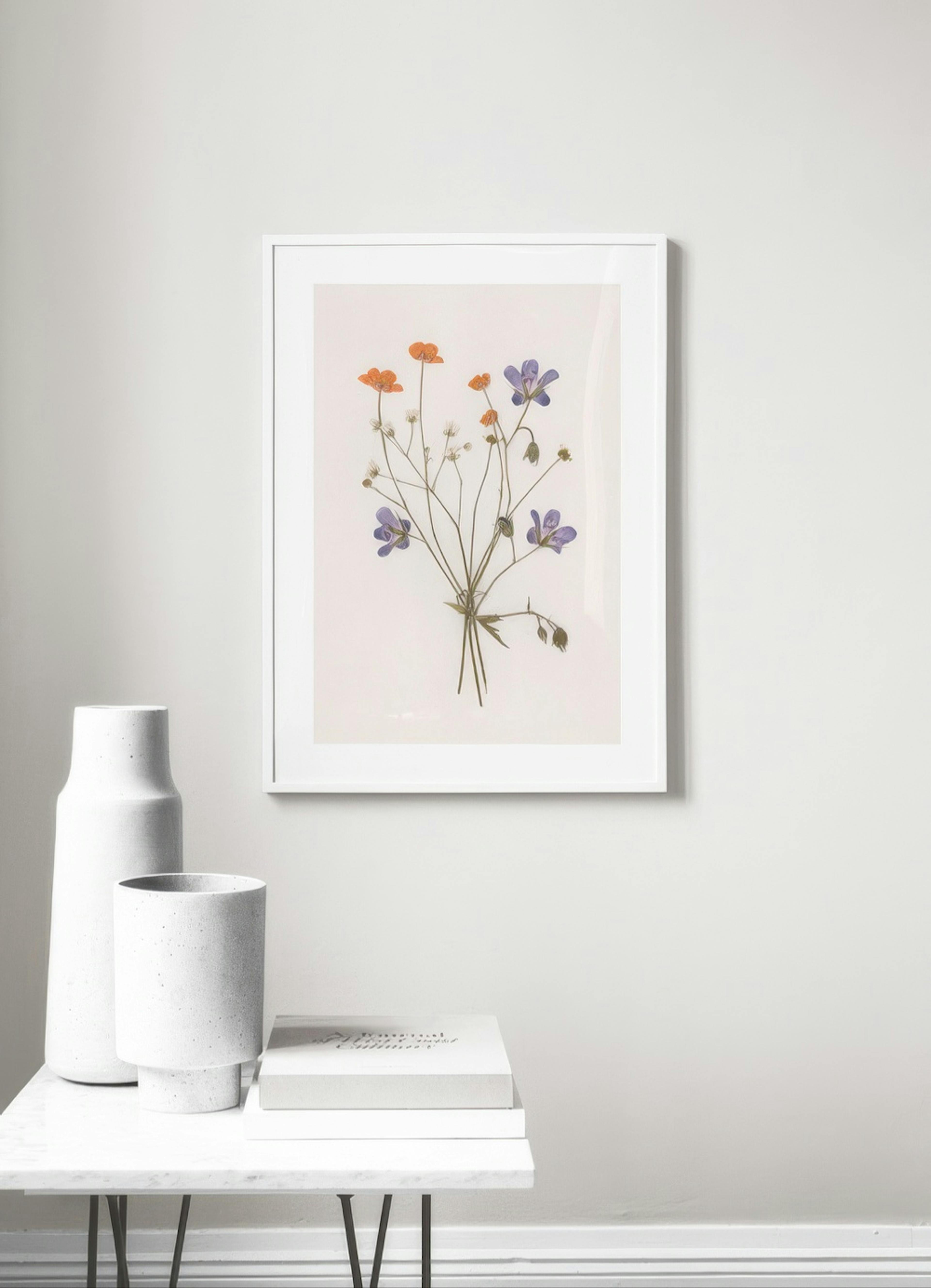 Pressed Flowers No1 Print