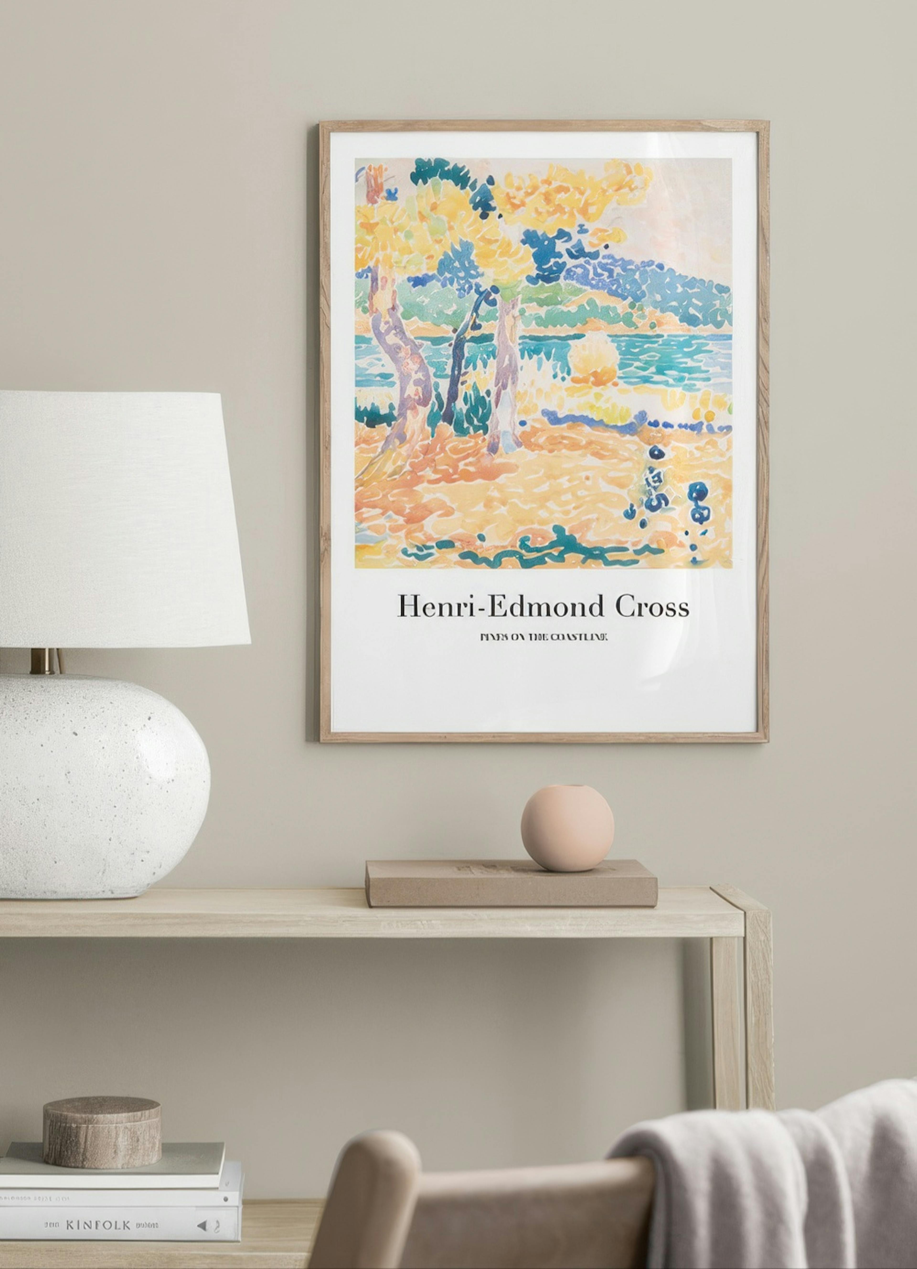 Henri-Edmond Cross - Pines on the Coastline Poster