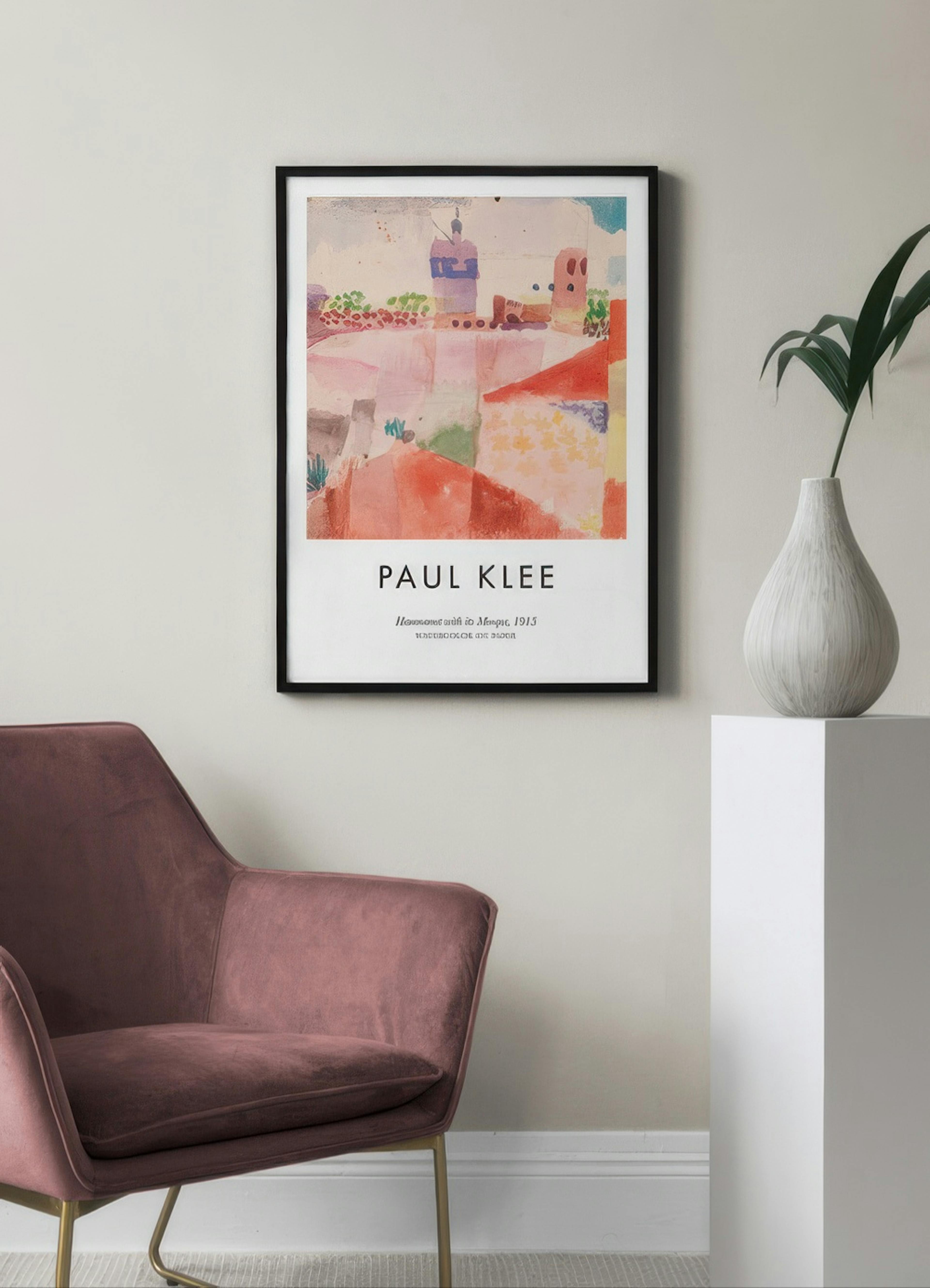 Paul Klee - Hammamet With its Mosque Poster