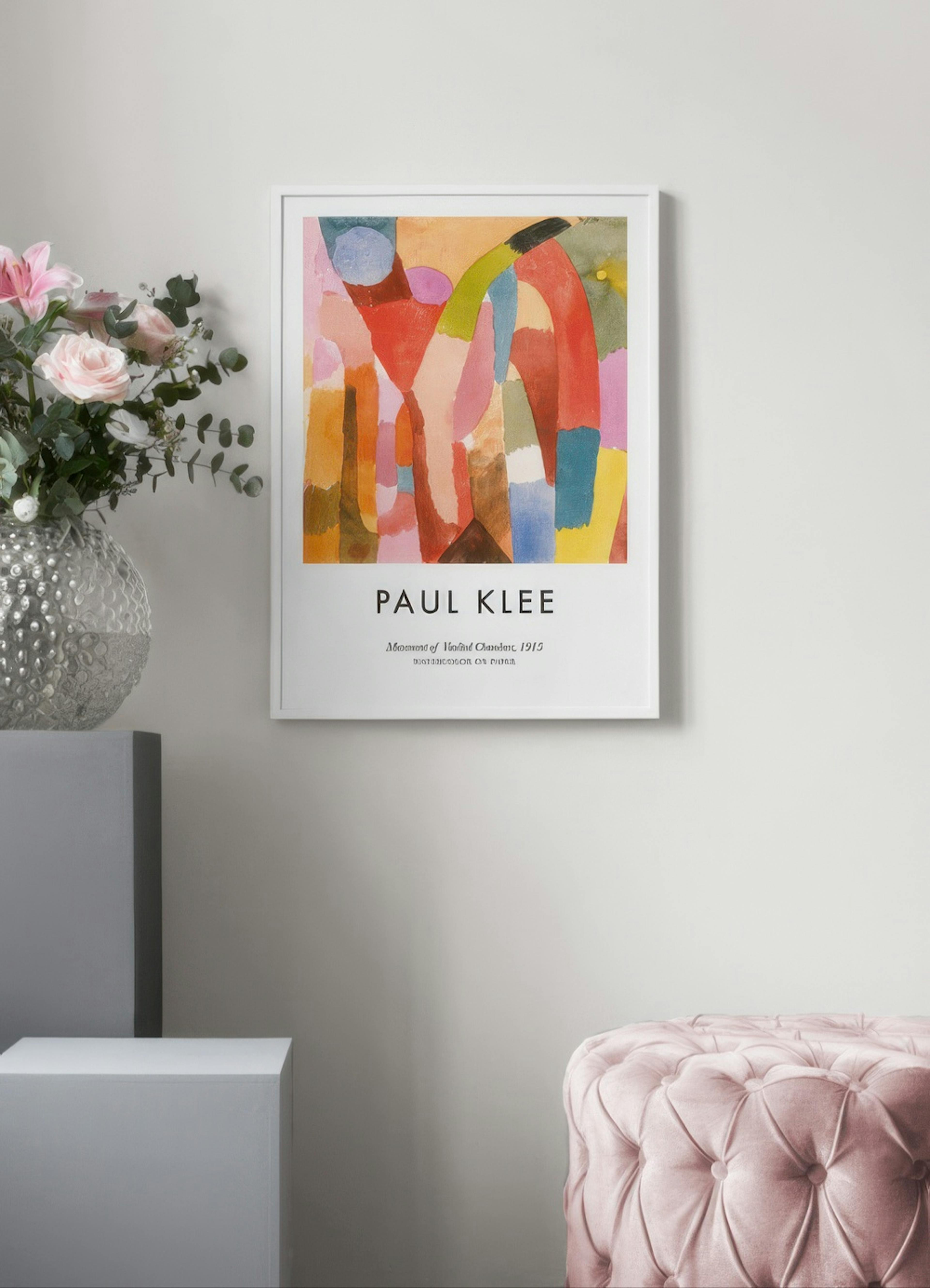 Paul Klee - Movement of Vaulted Chambers Poster