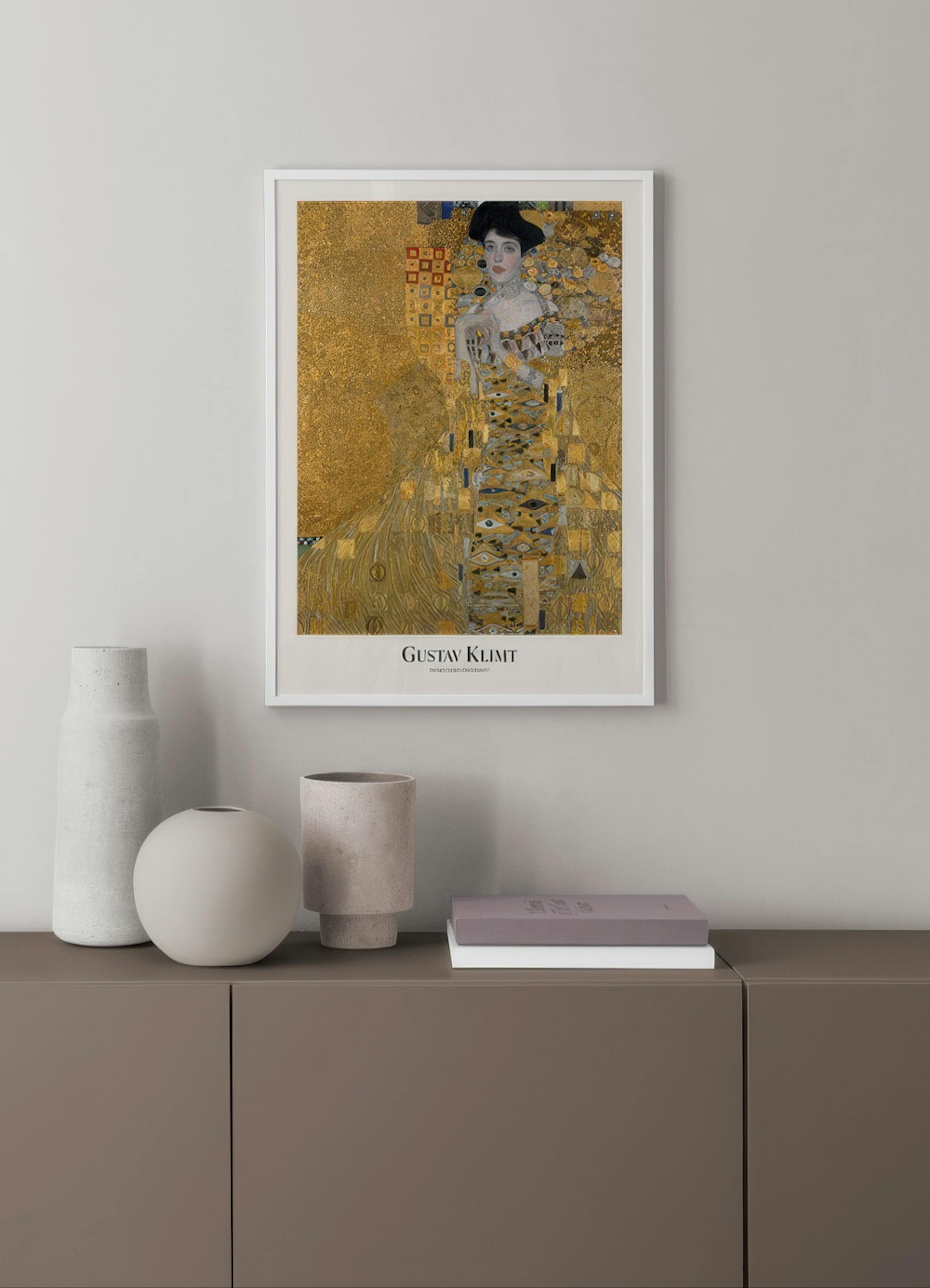 Gustav Klimt - Portrait of Adele Bloch-Bauer I Print