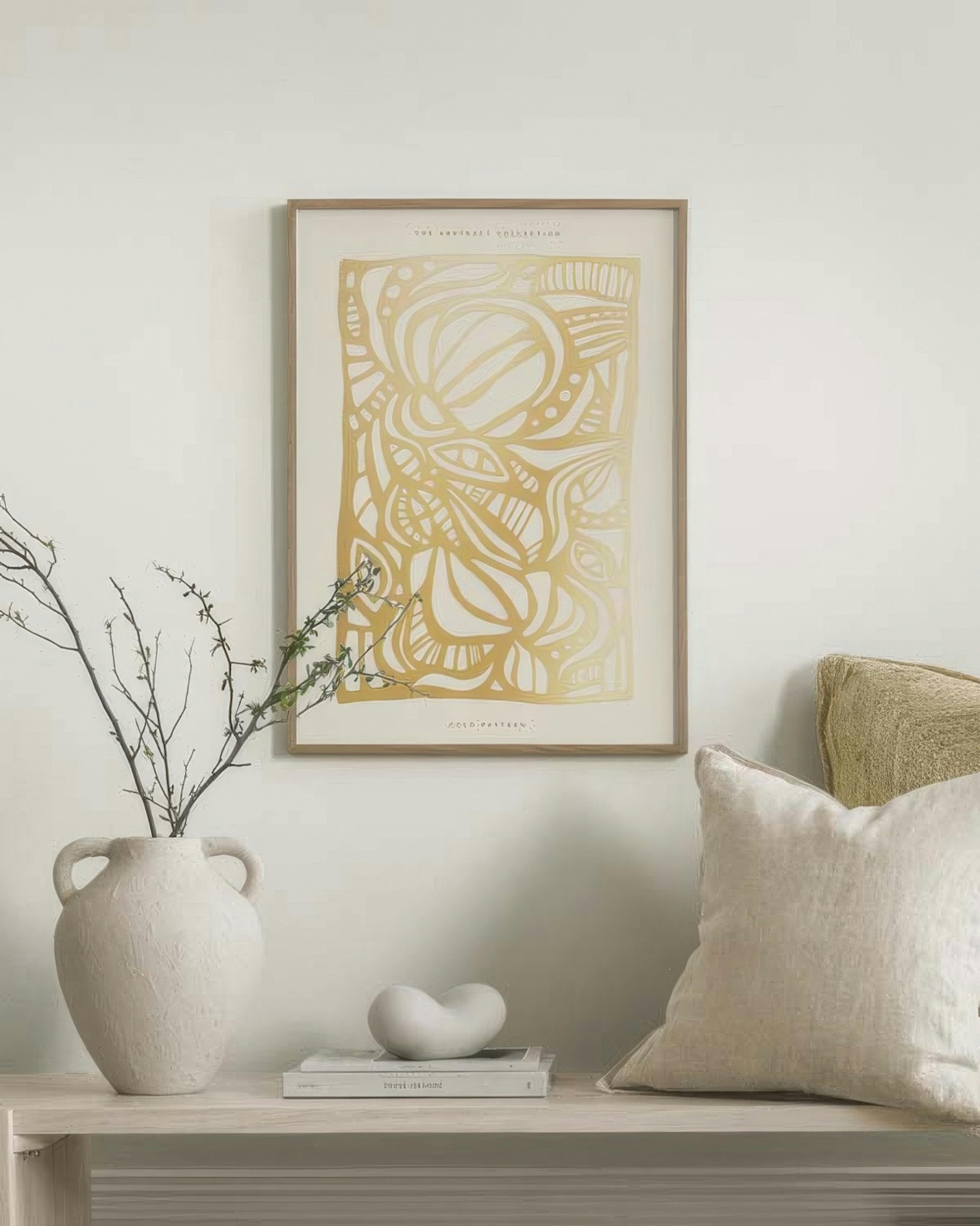 Gold Pattern Poster