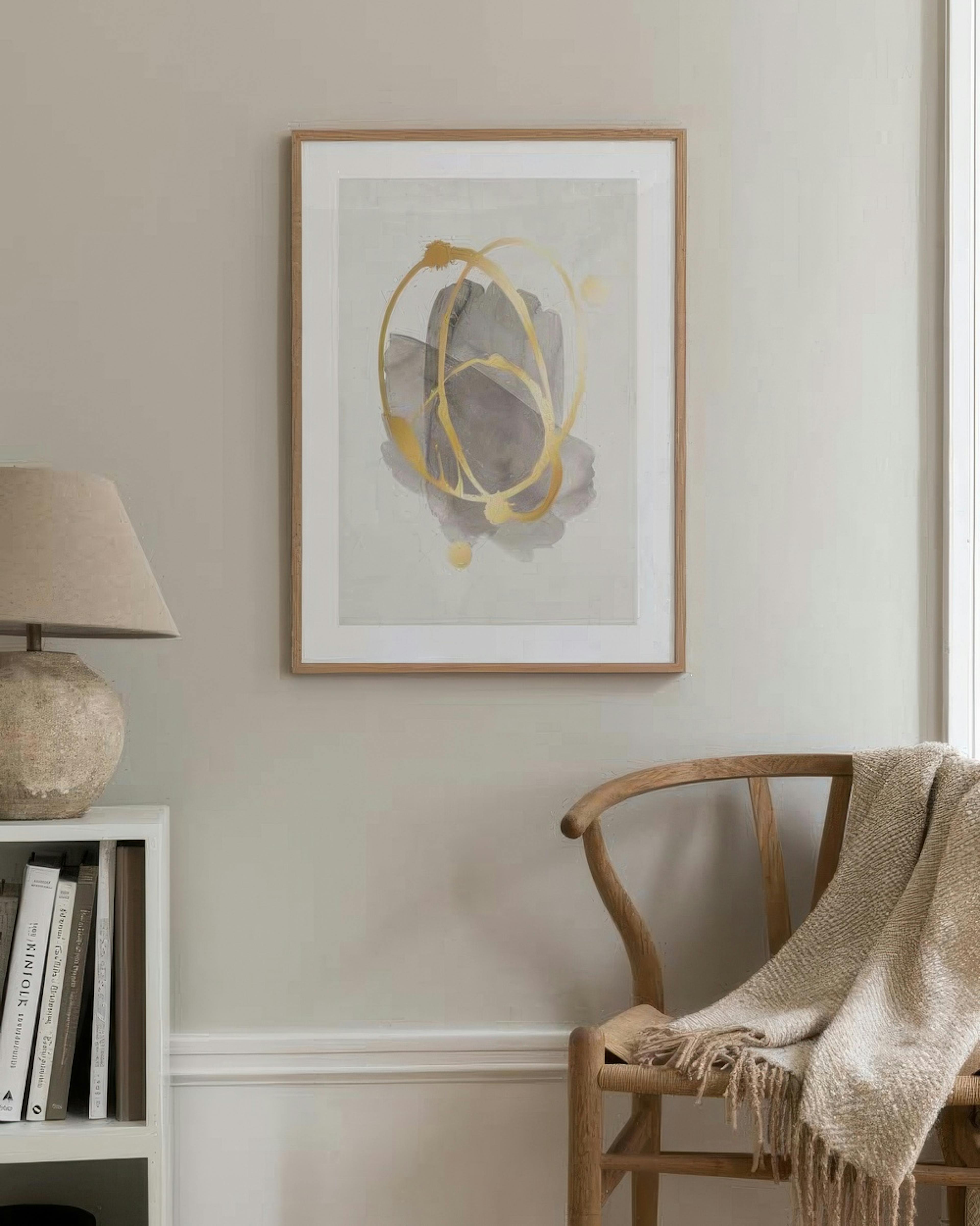 Splattered Gold Print