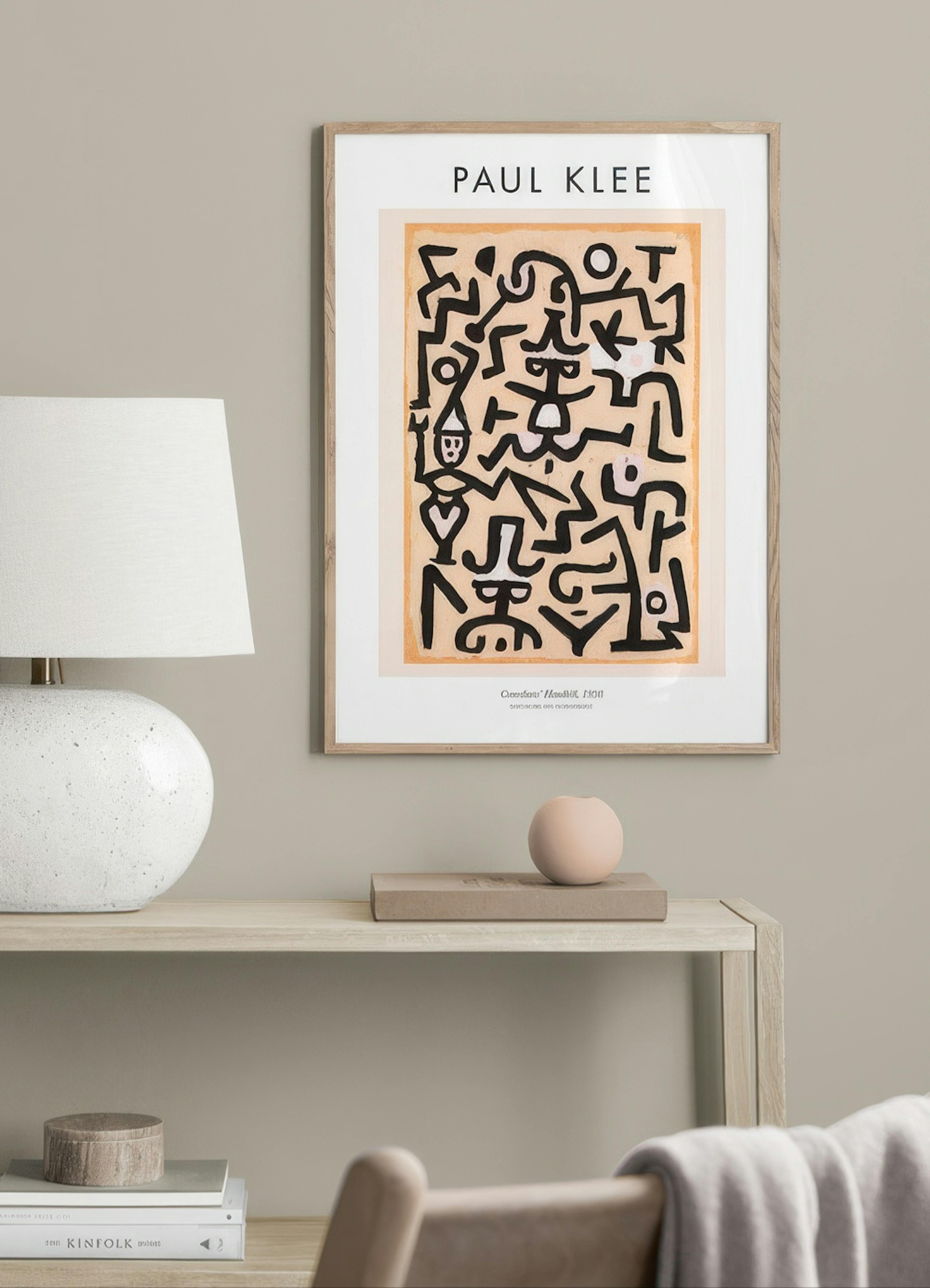 Paul Klee - Comedians’ Handbill Poster