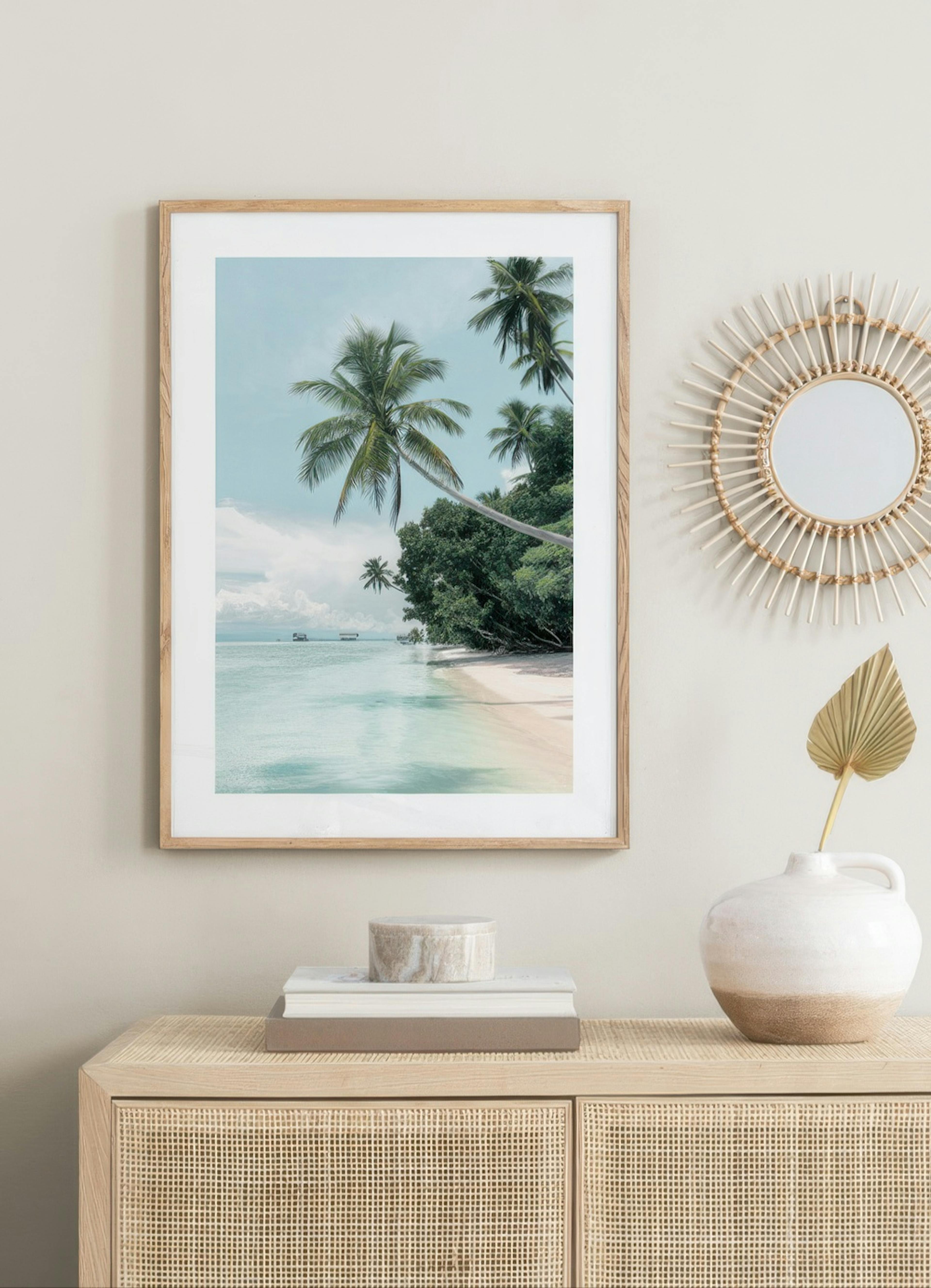 Tropical Sand Beach Poster