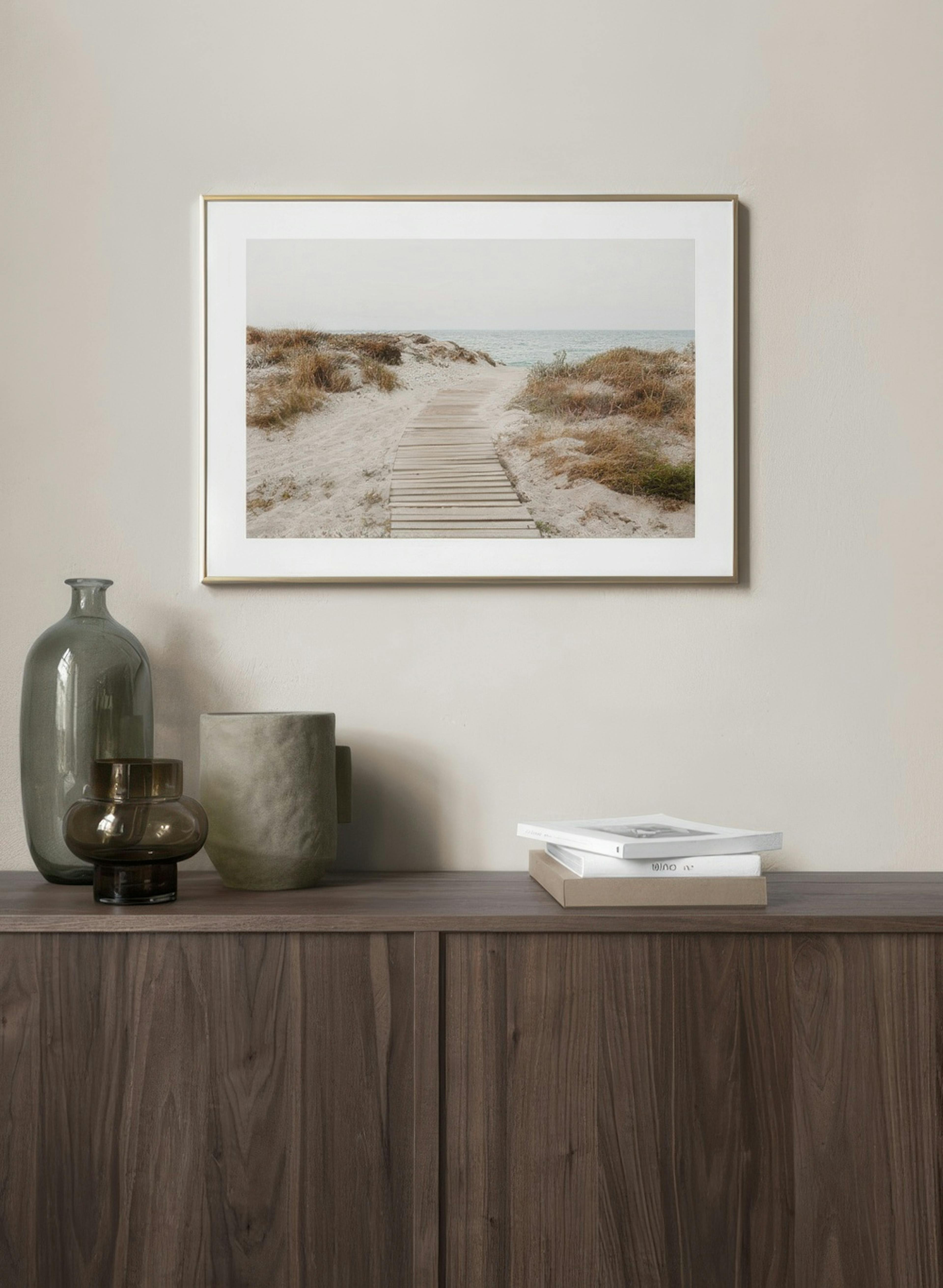 Beach Path Poster