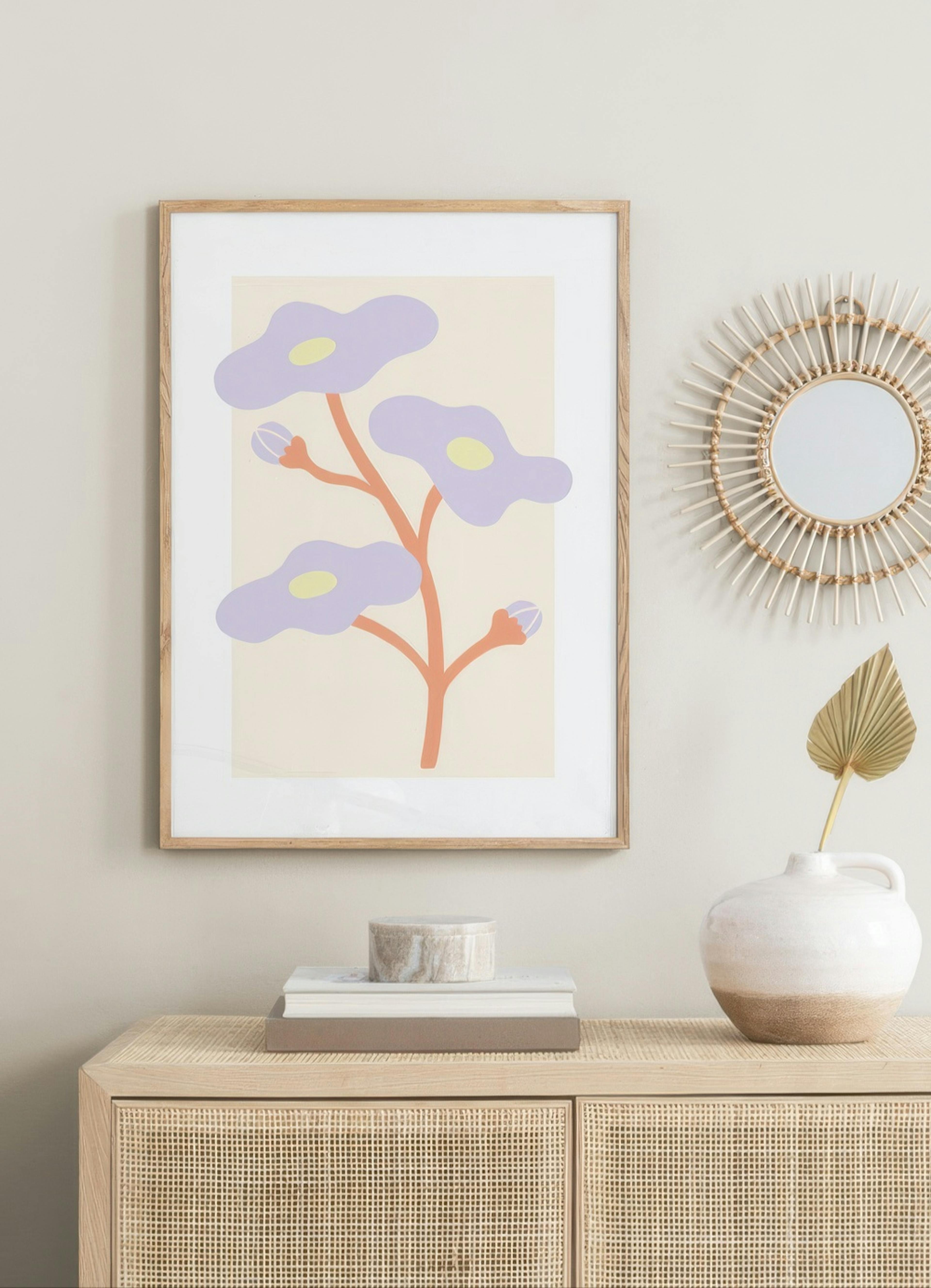 Lilac Flower Print