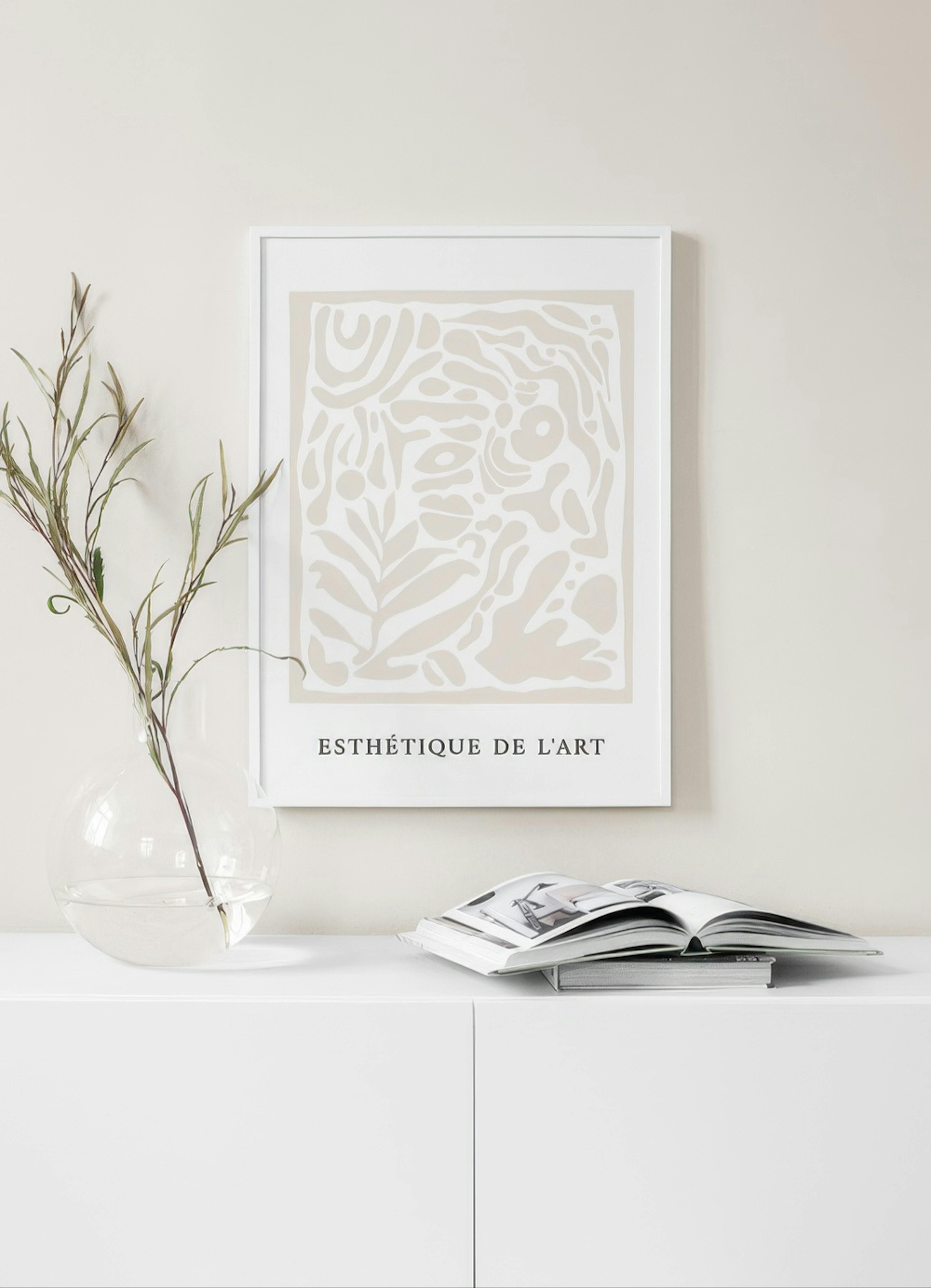 Esthétique de L'art Poster