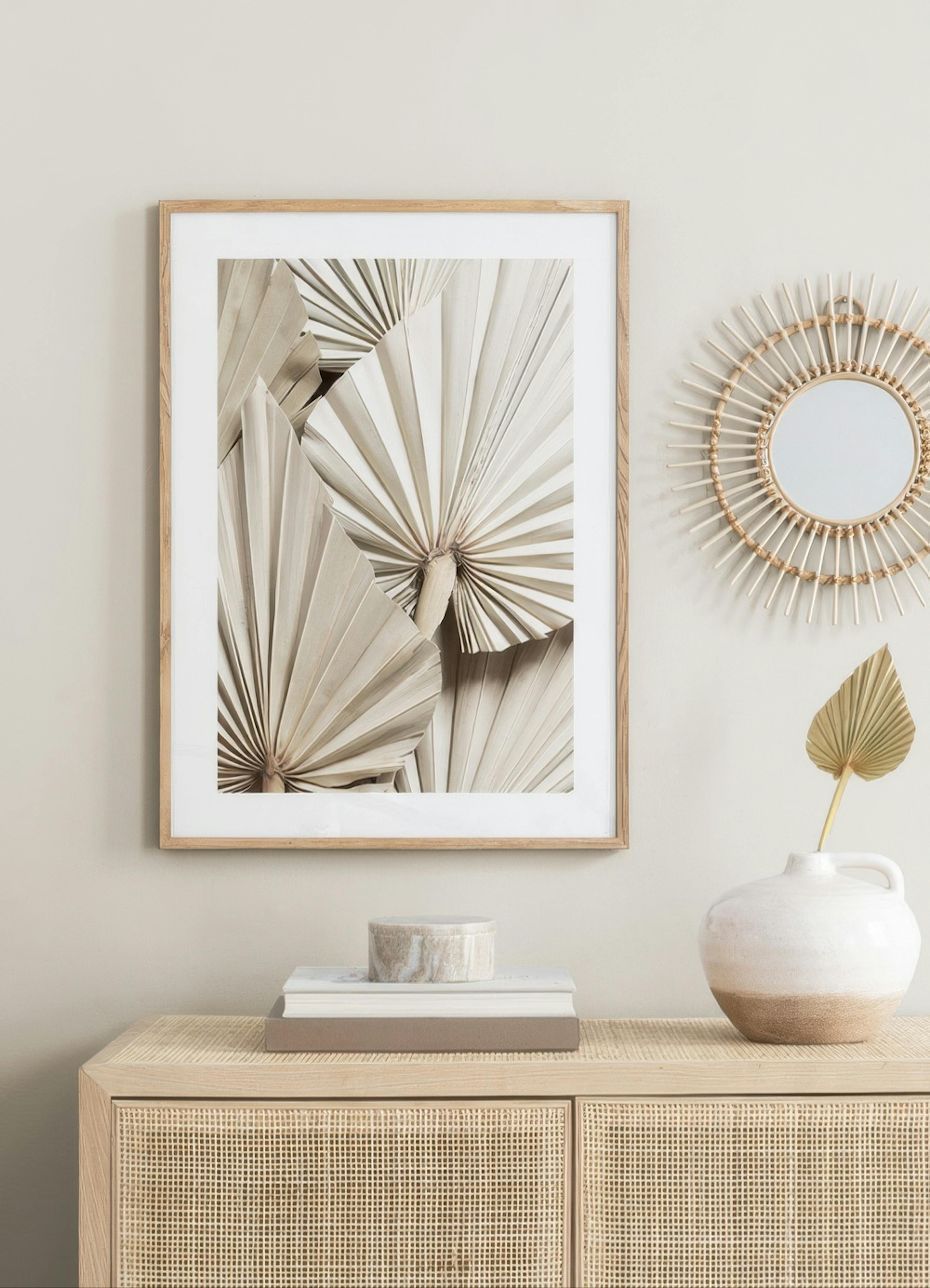 Pleated Palm Affiche