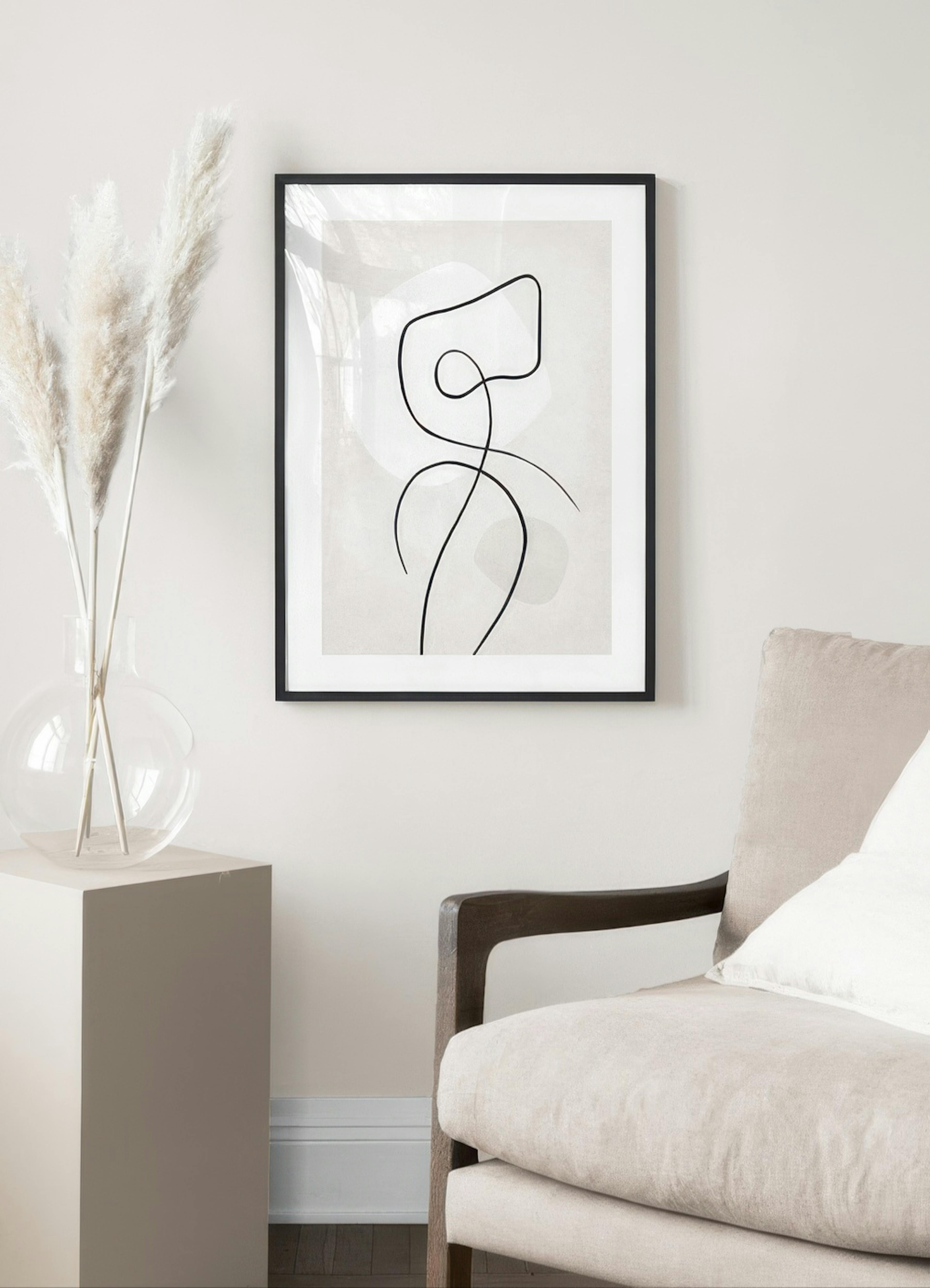 Artful Lines No4 Poster