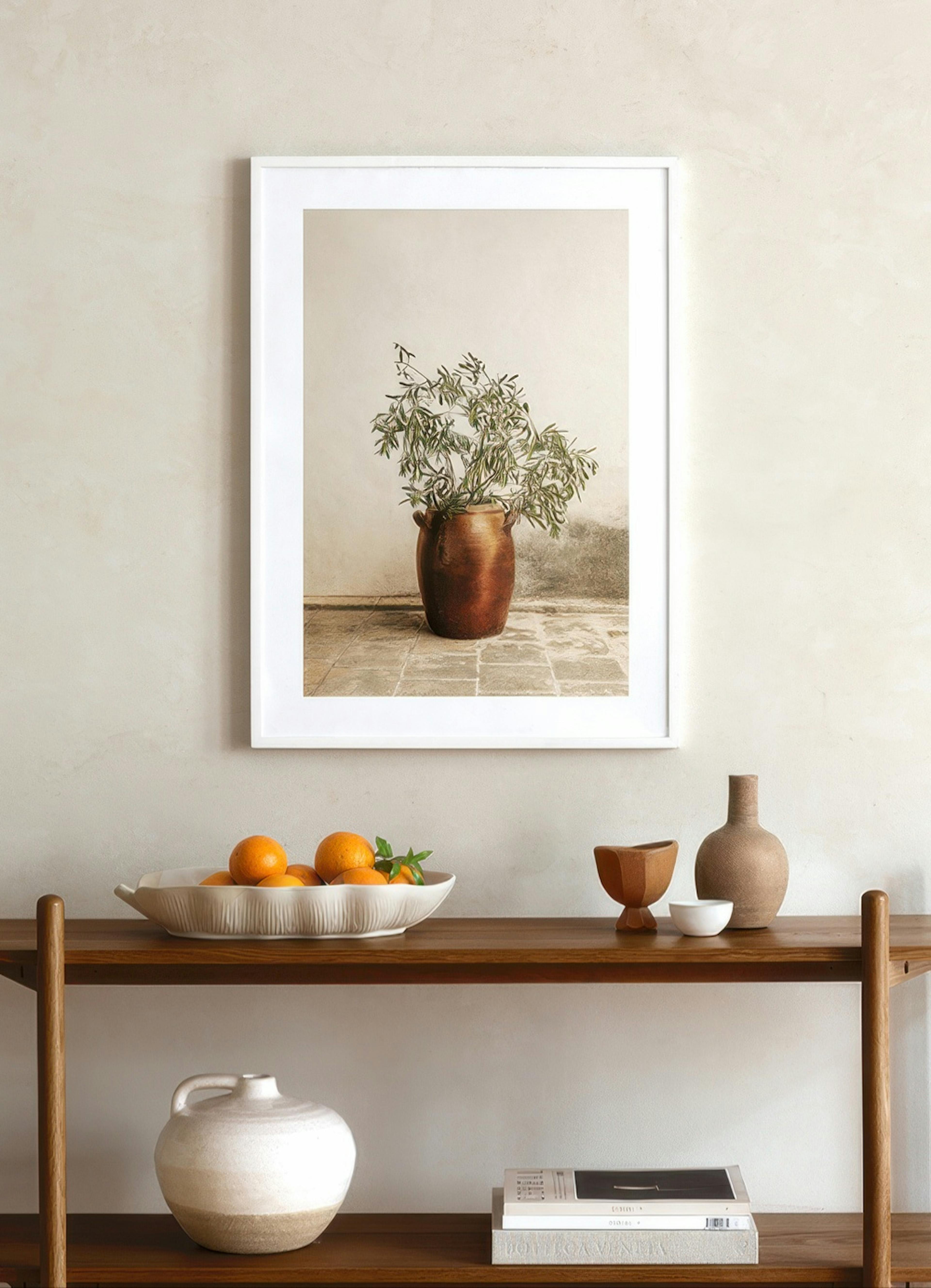 Rustic Olive Branch Poster