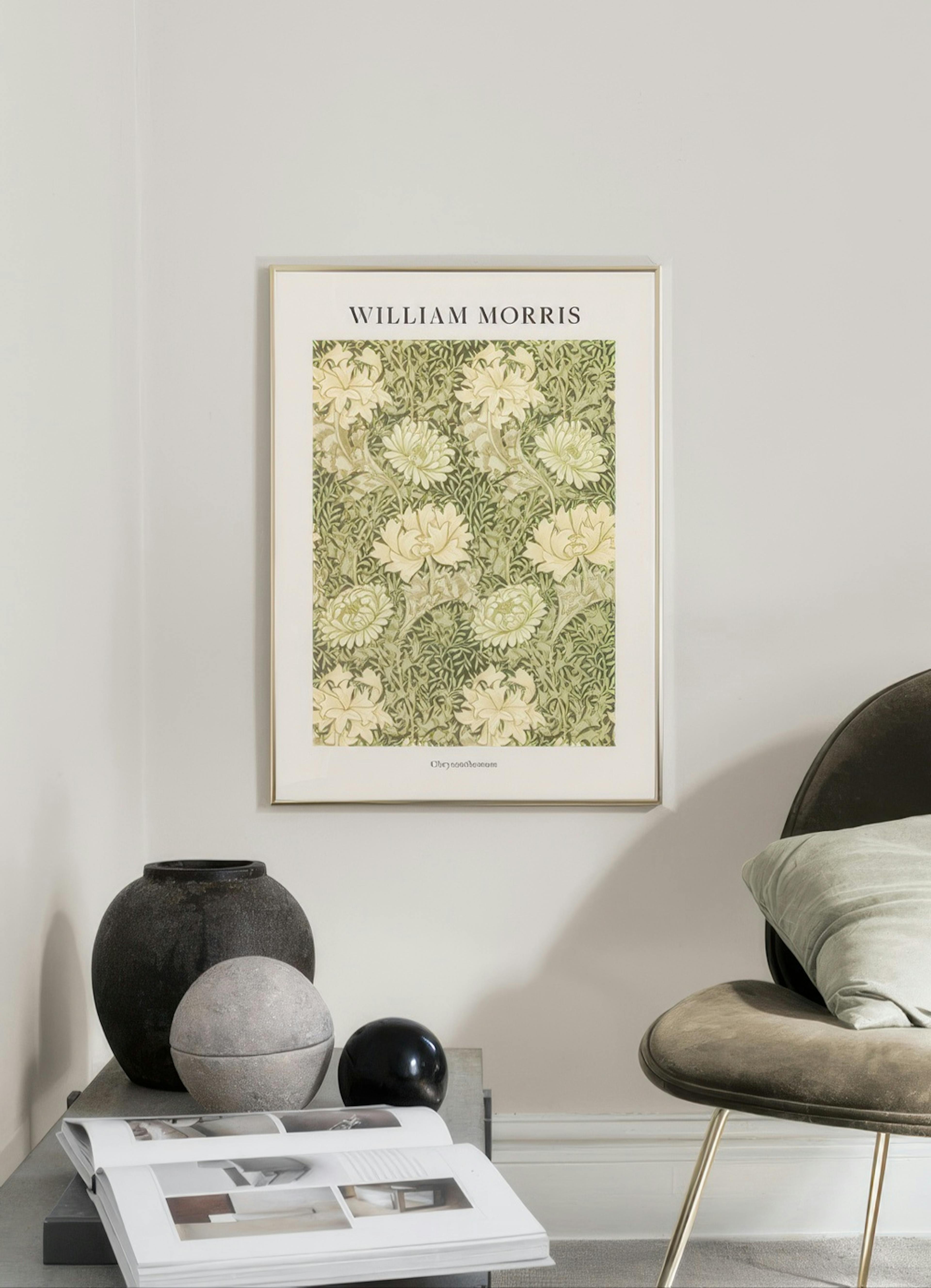 William Morris - Chrysanthemum Print