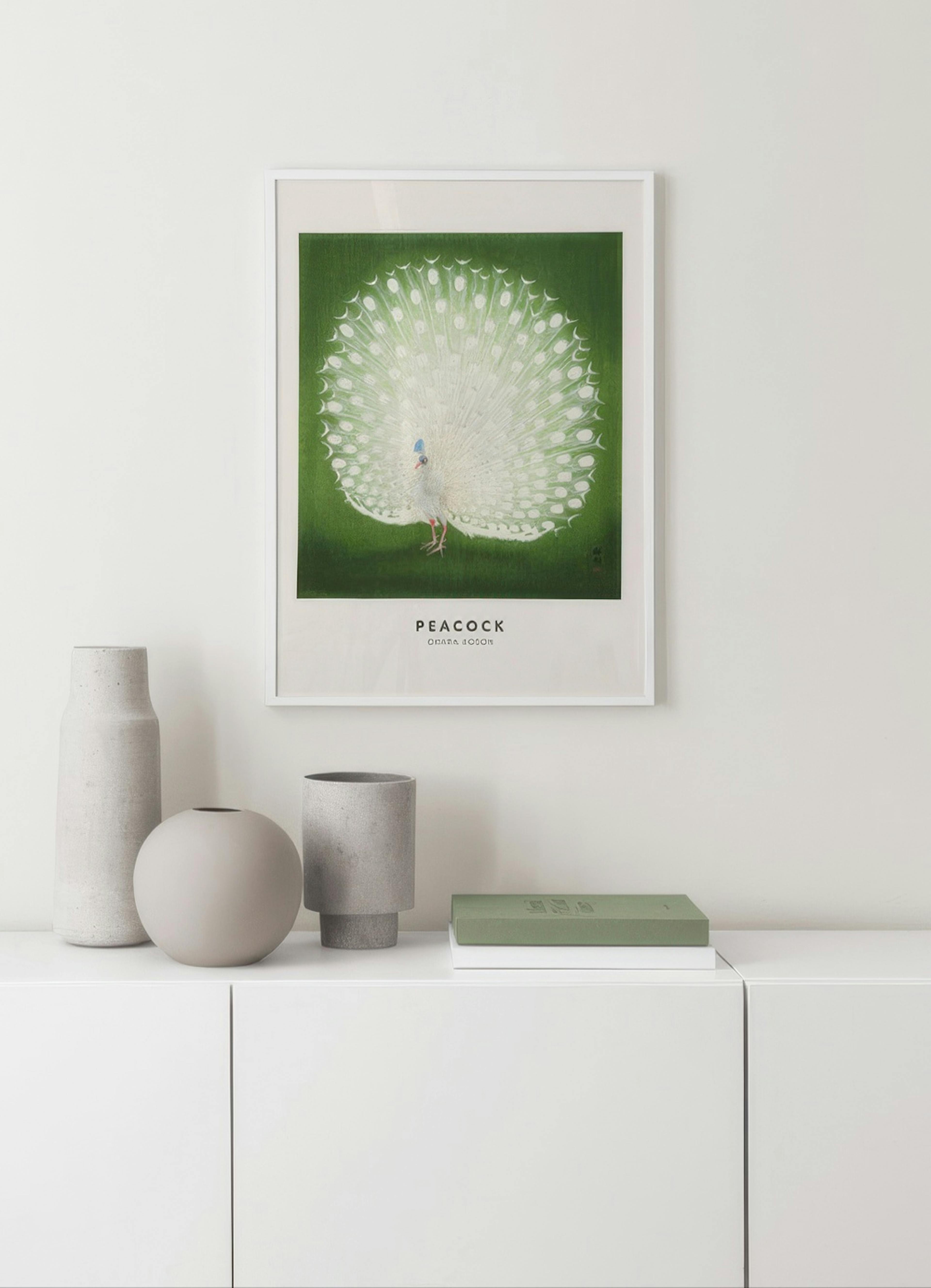 Ohara Koson - Peacock Plakat