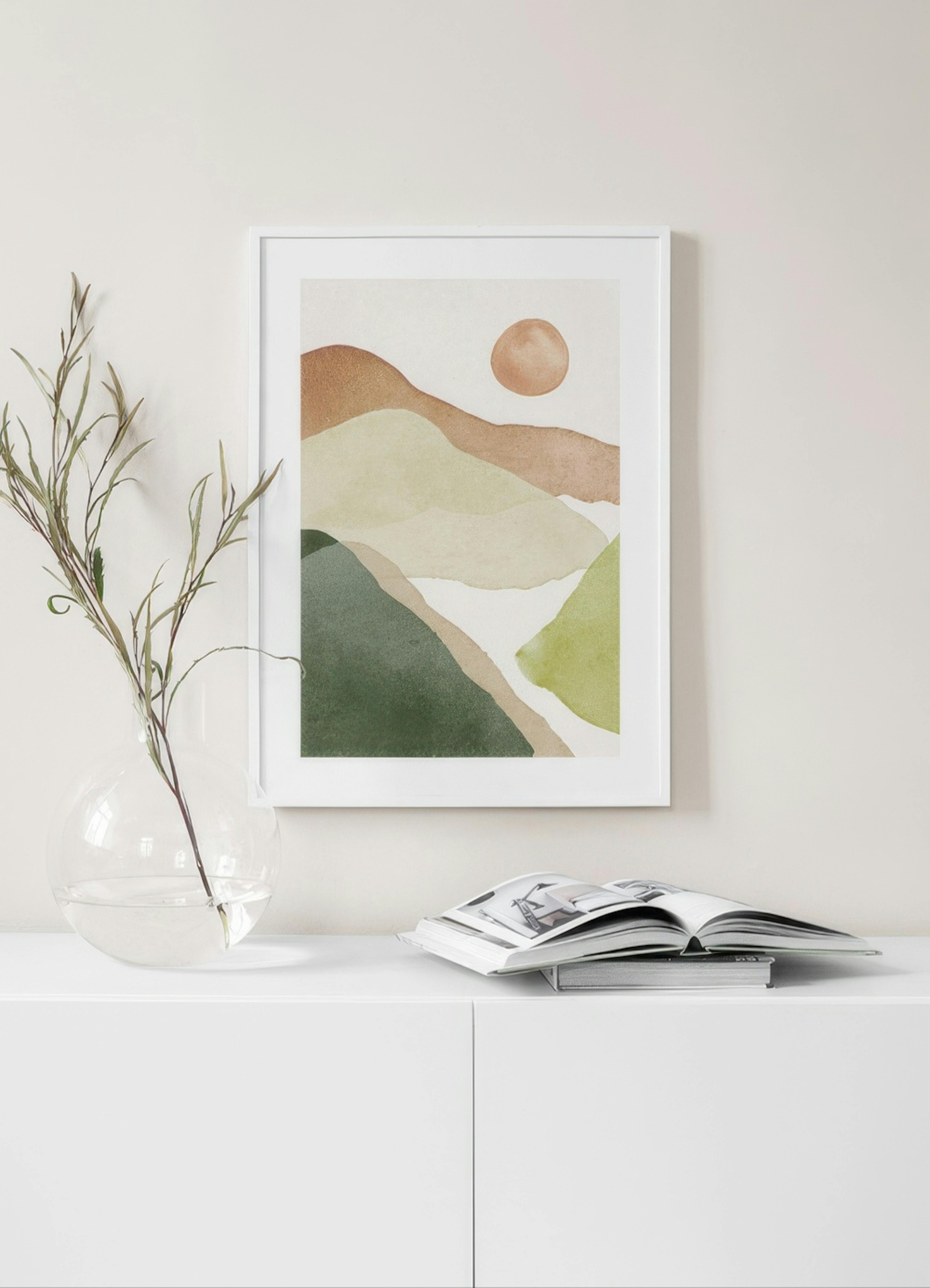Aquarelle Landscape No1 Poster