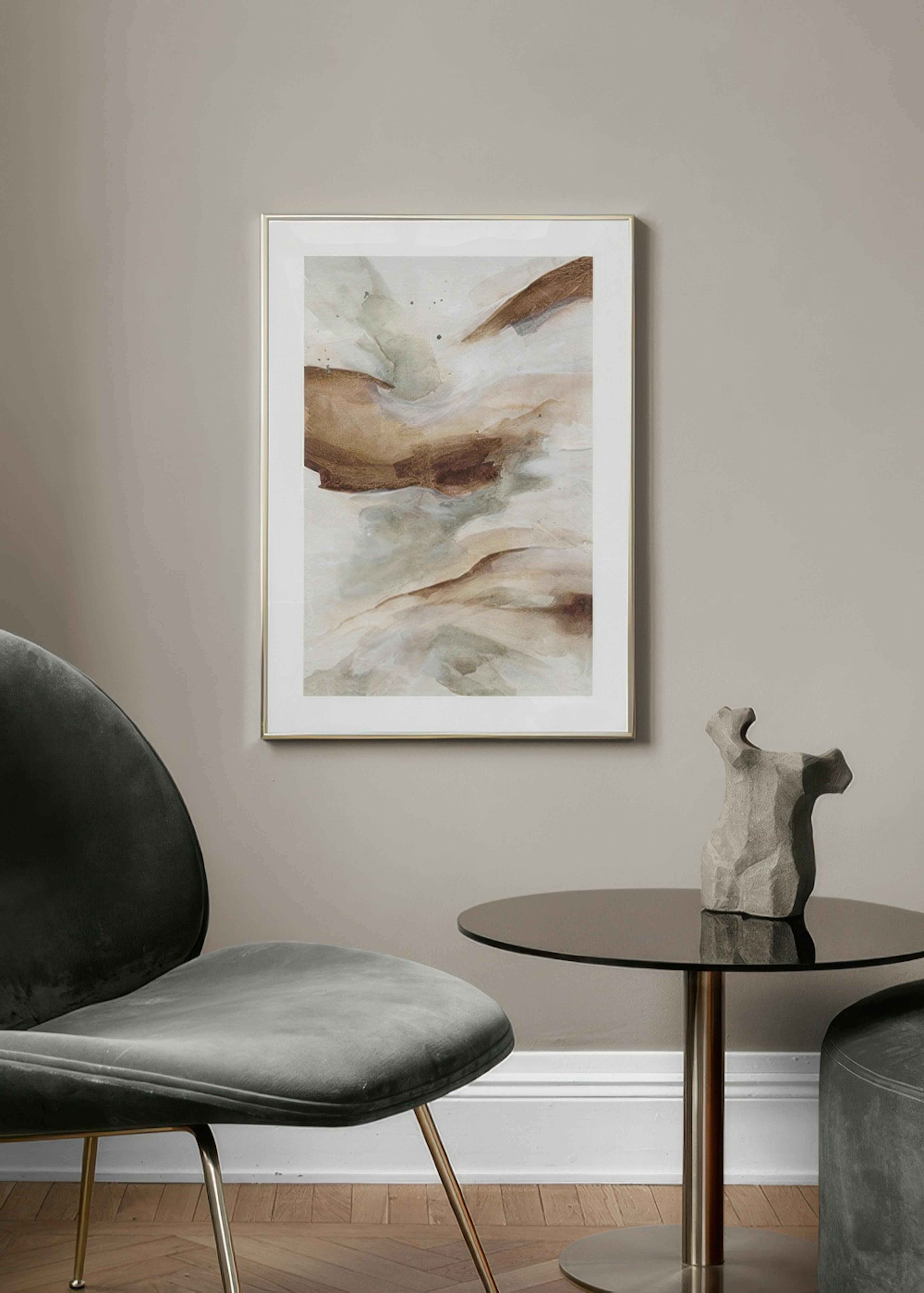 Abstract Flow No2 Affiche