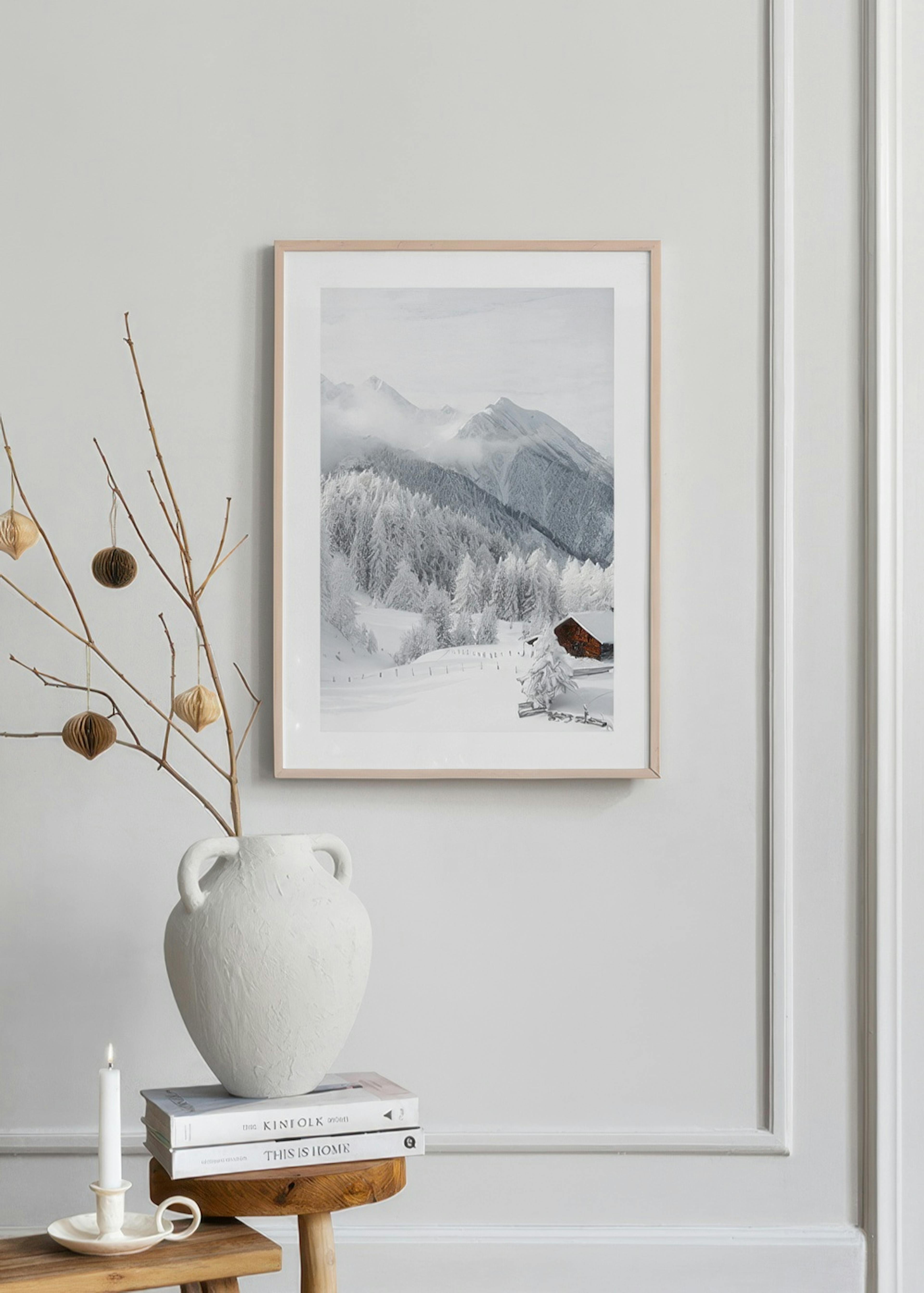 Snowy Landscape Print