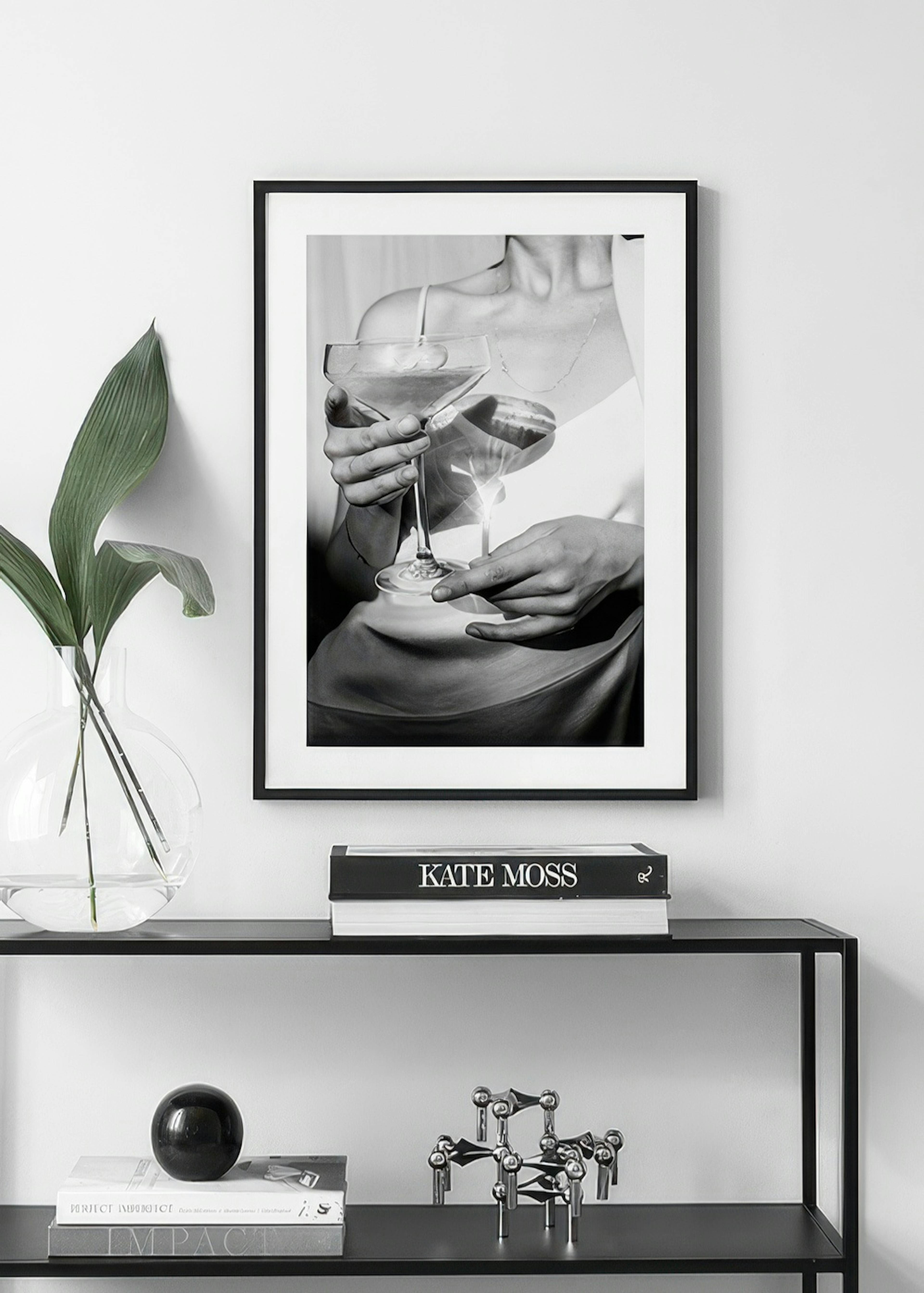 Drinking Champagne Poster