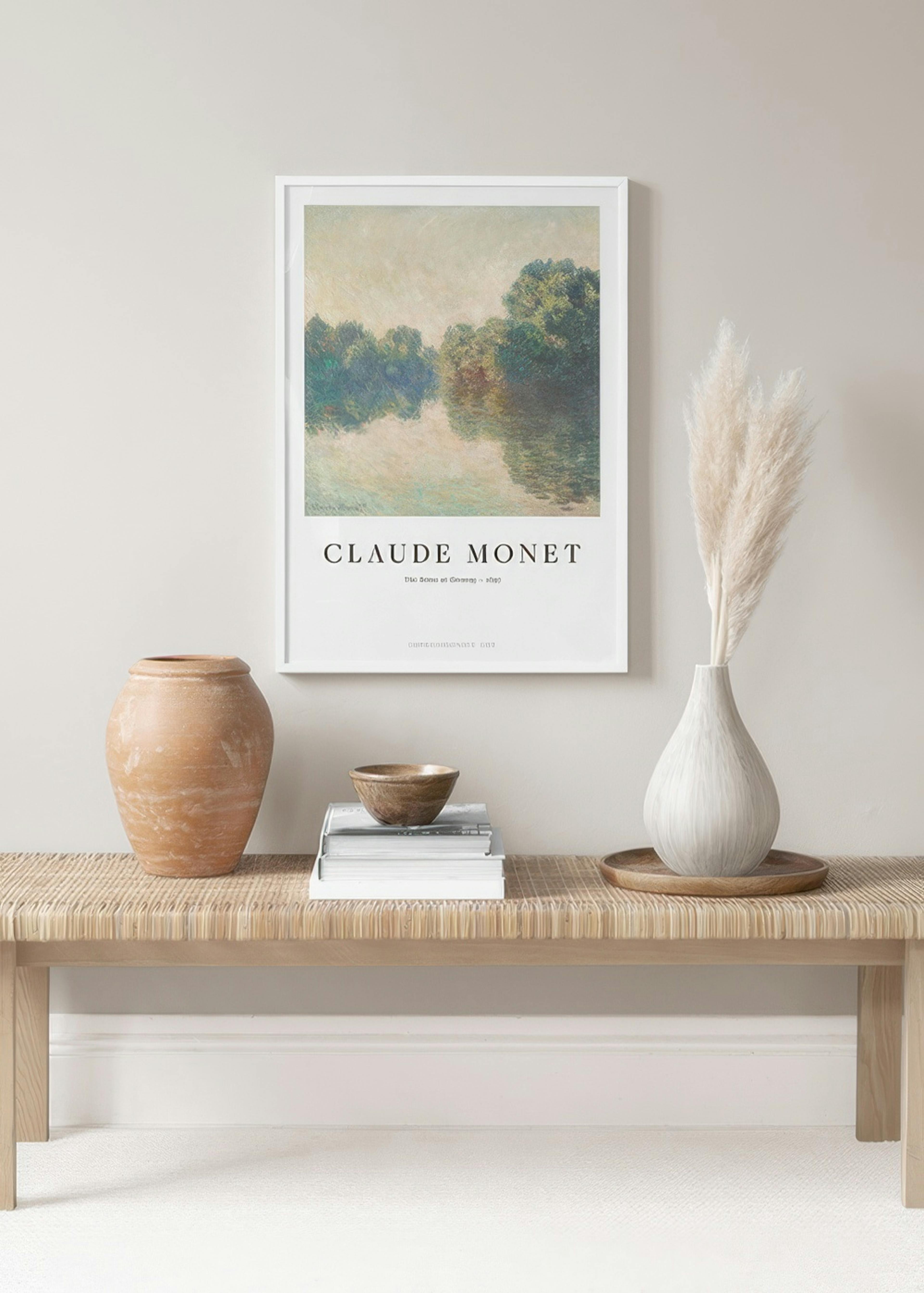 Monet - The Seine at Giverny Poster