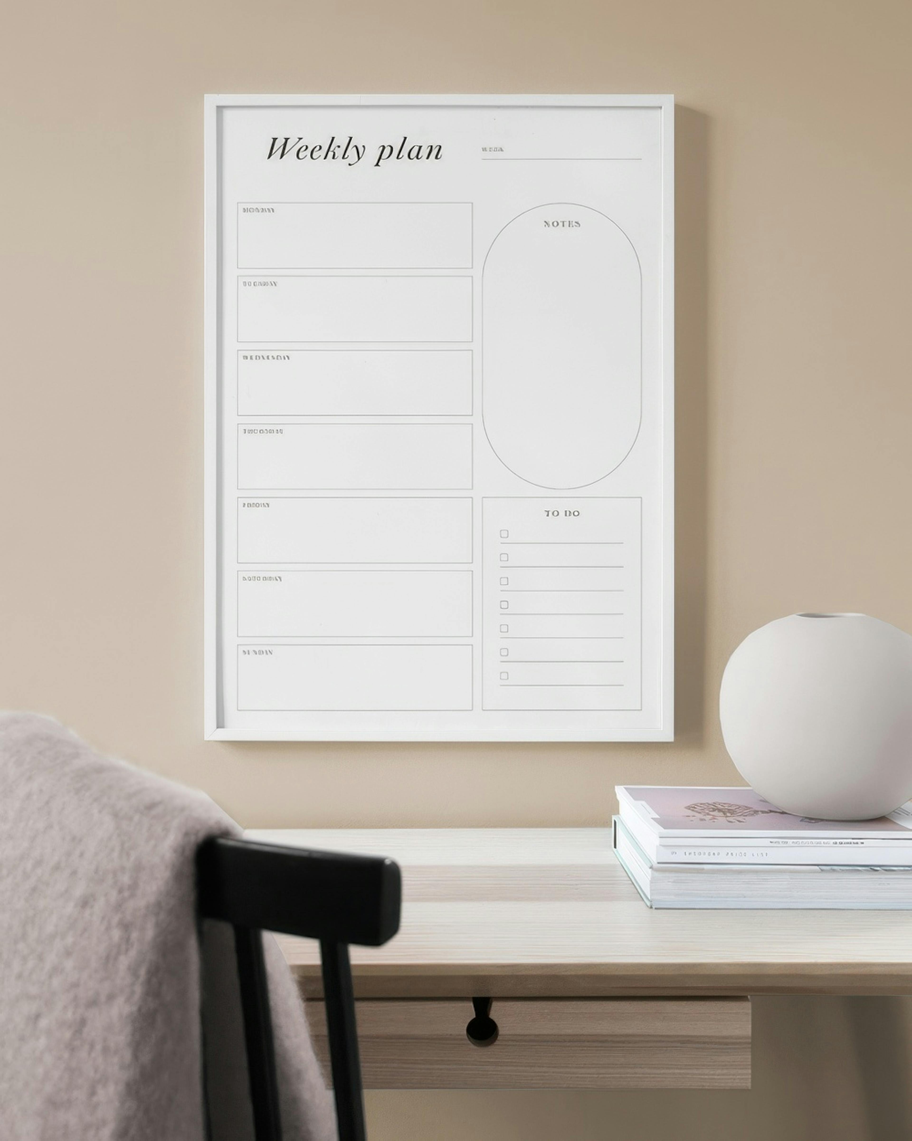 Weekly Planner 포스터
