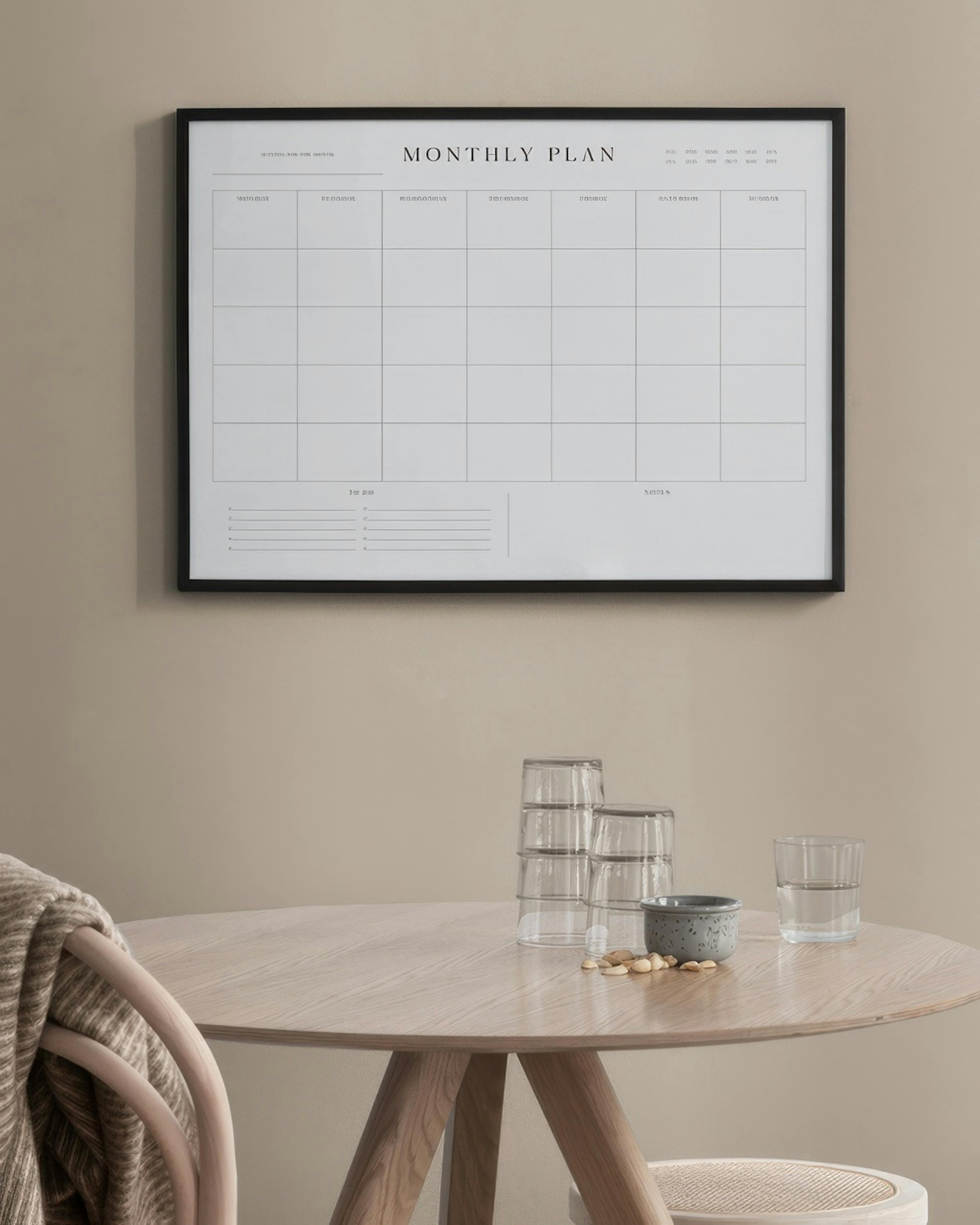 Monthly Planner Print