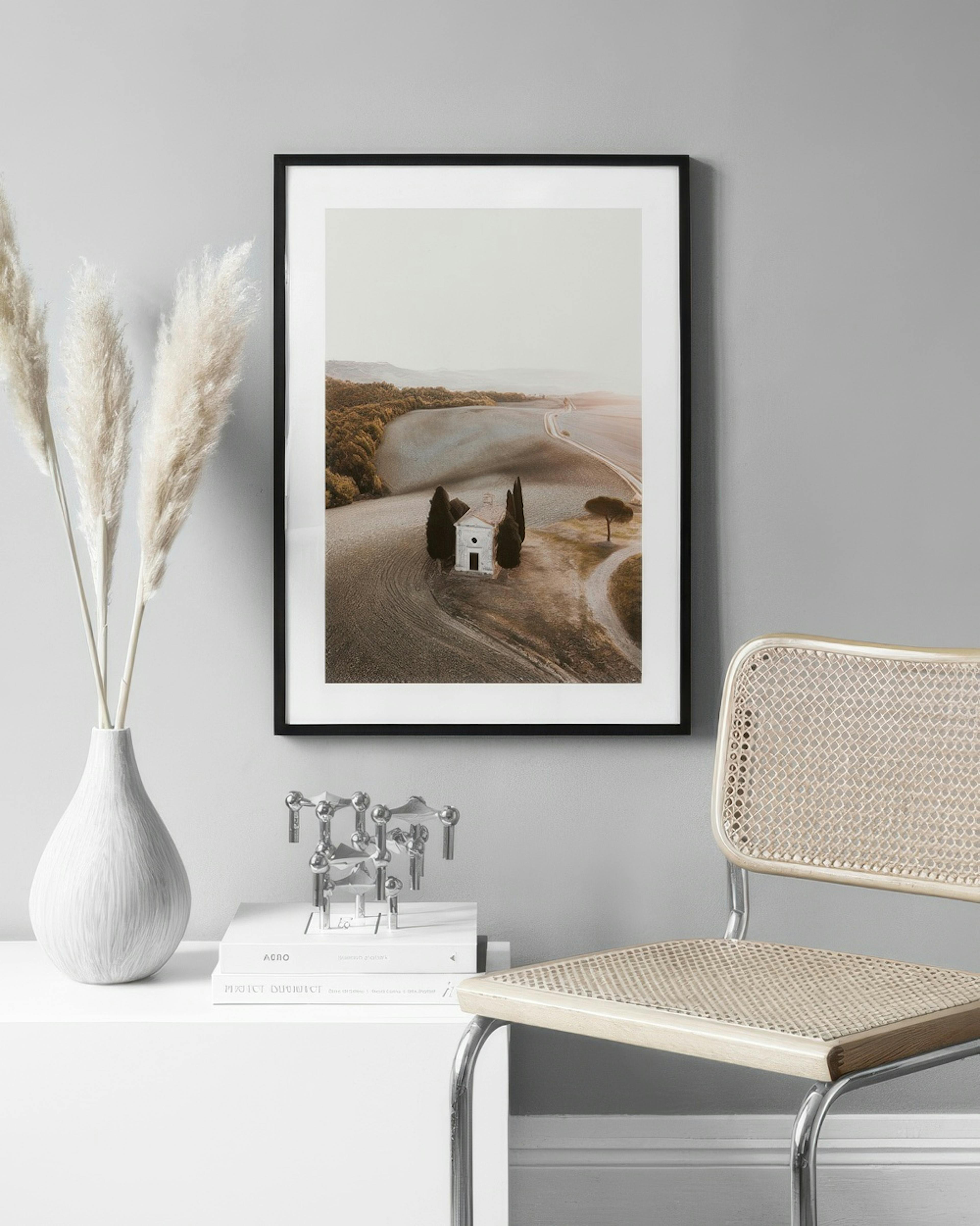 Chapel in Tuscany Poster