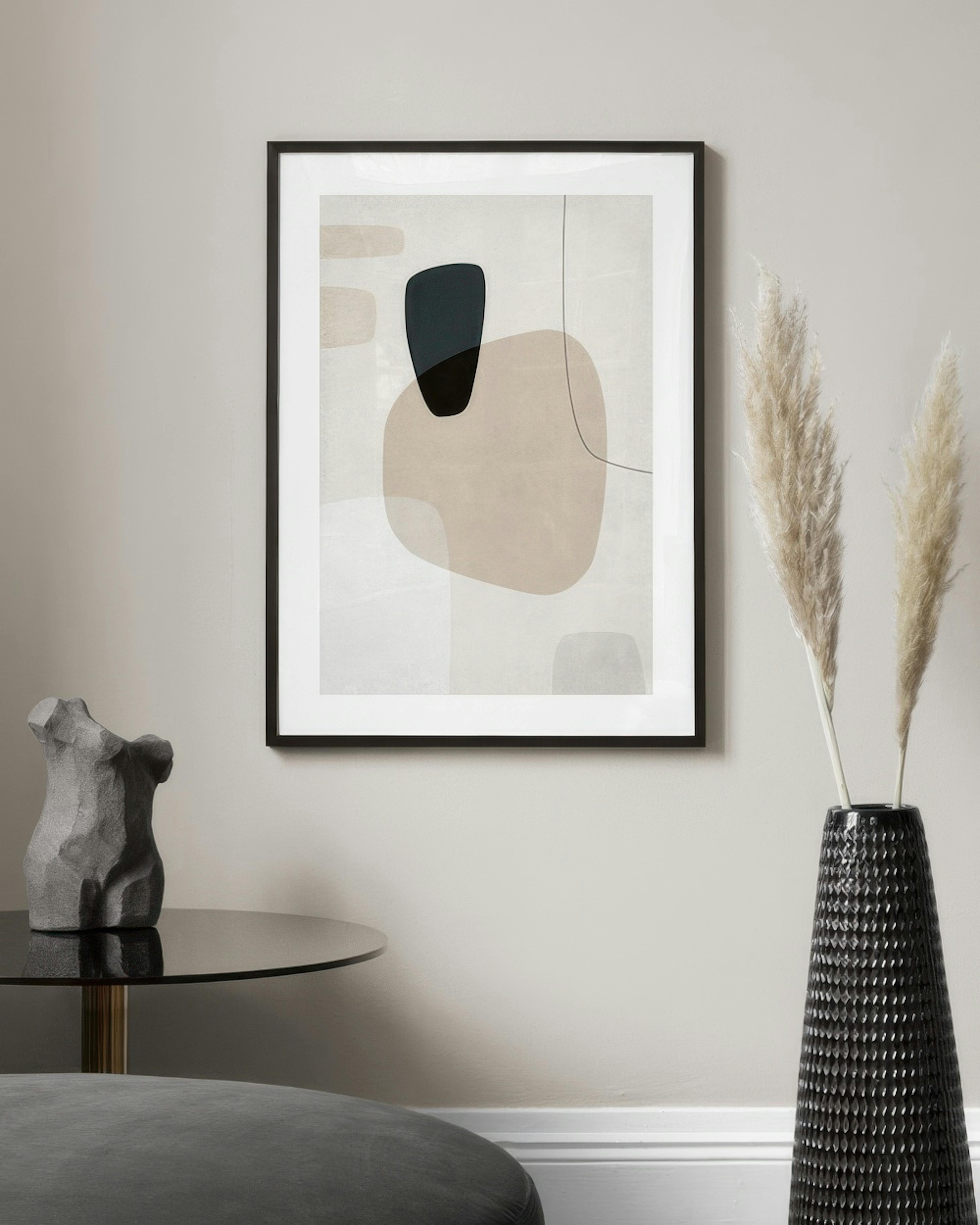 Graphic Neutrals No3 Poster