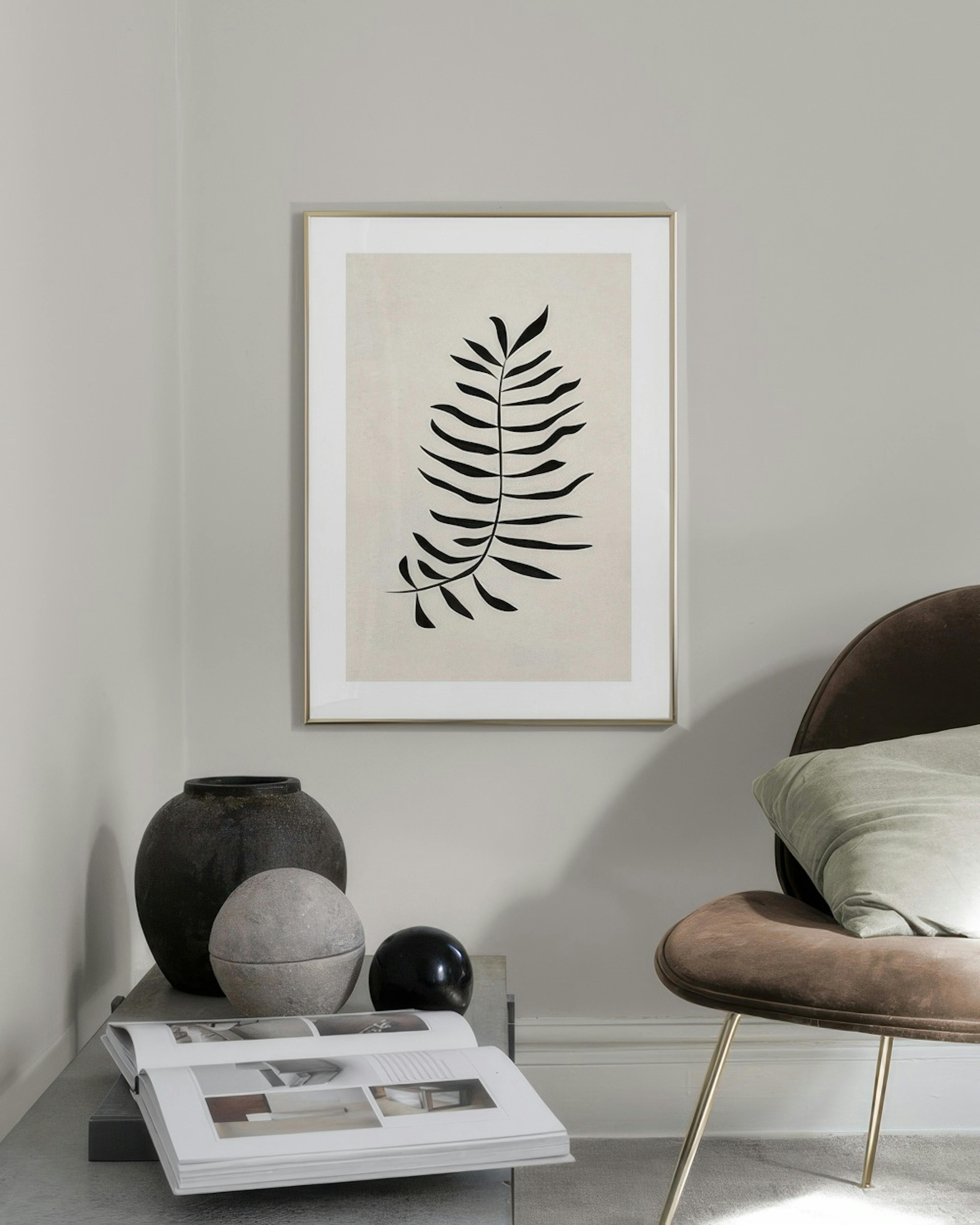 The Black Leaf Print