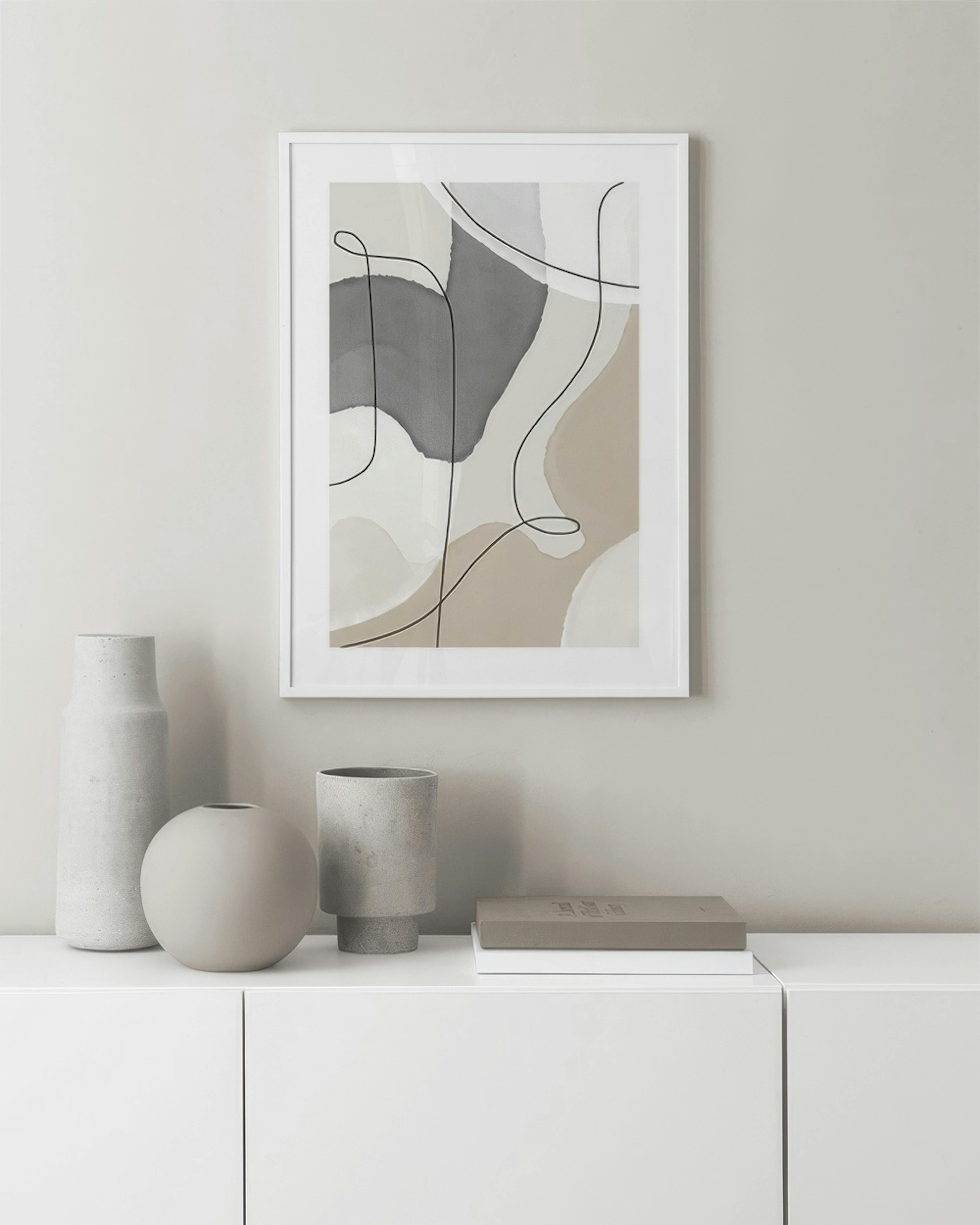 Shapes and Lines No2 Poster