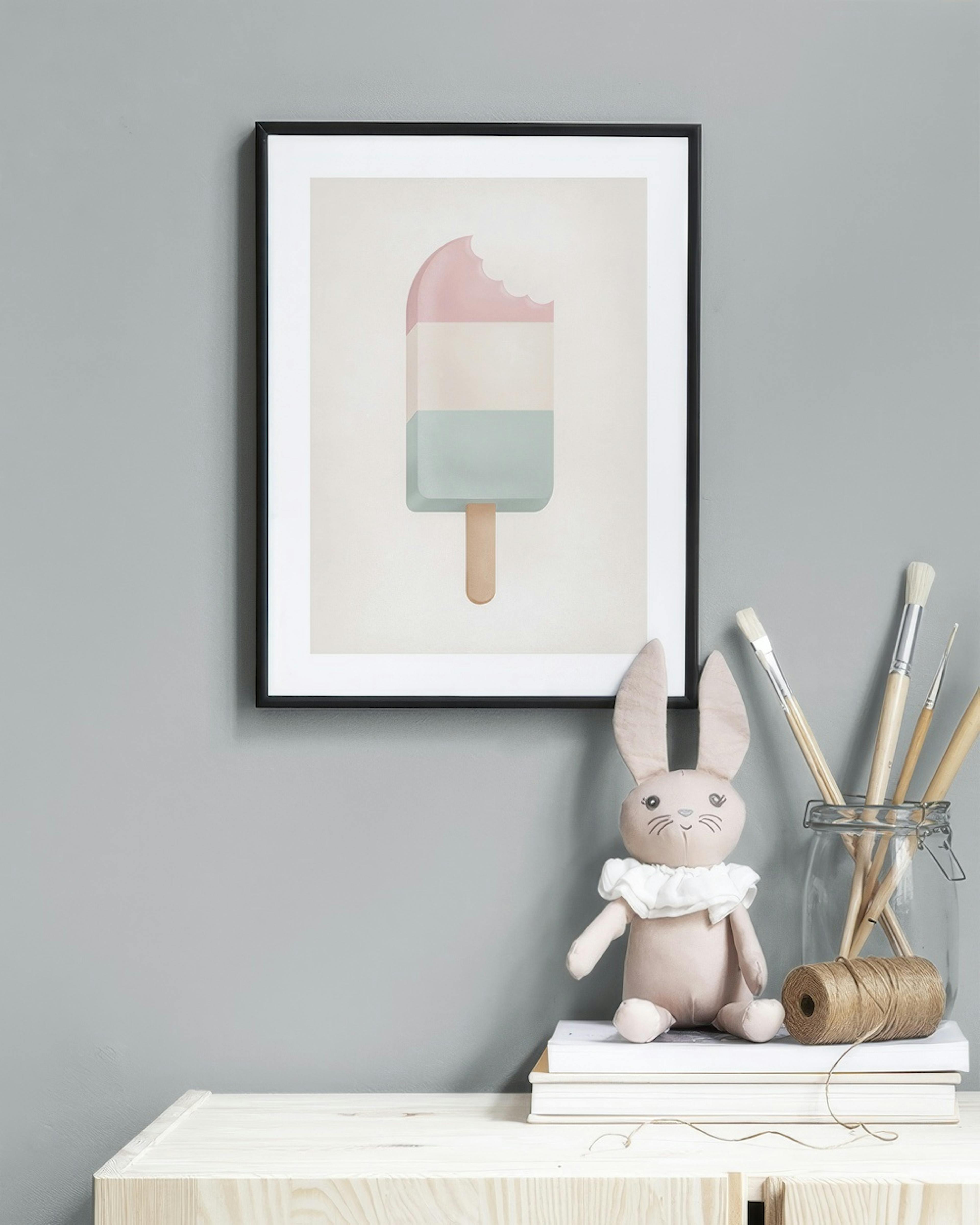 Pastel Ice Cream Poster