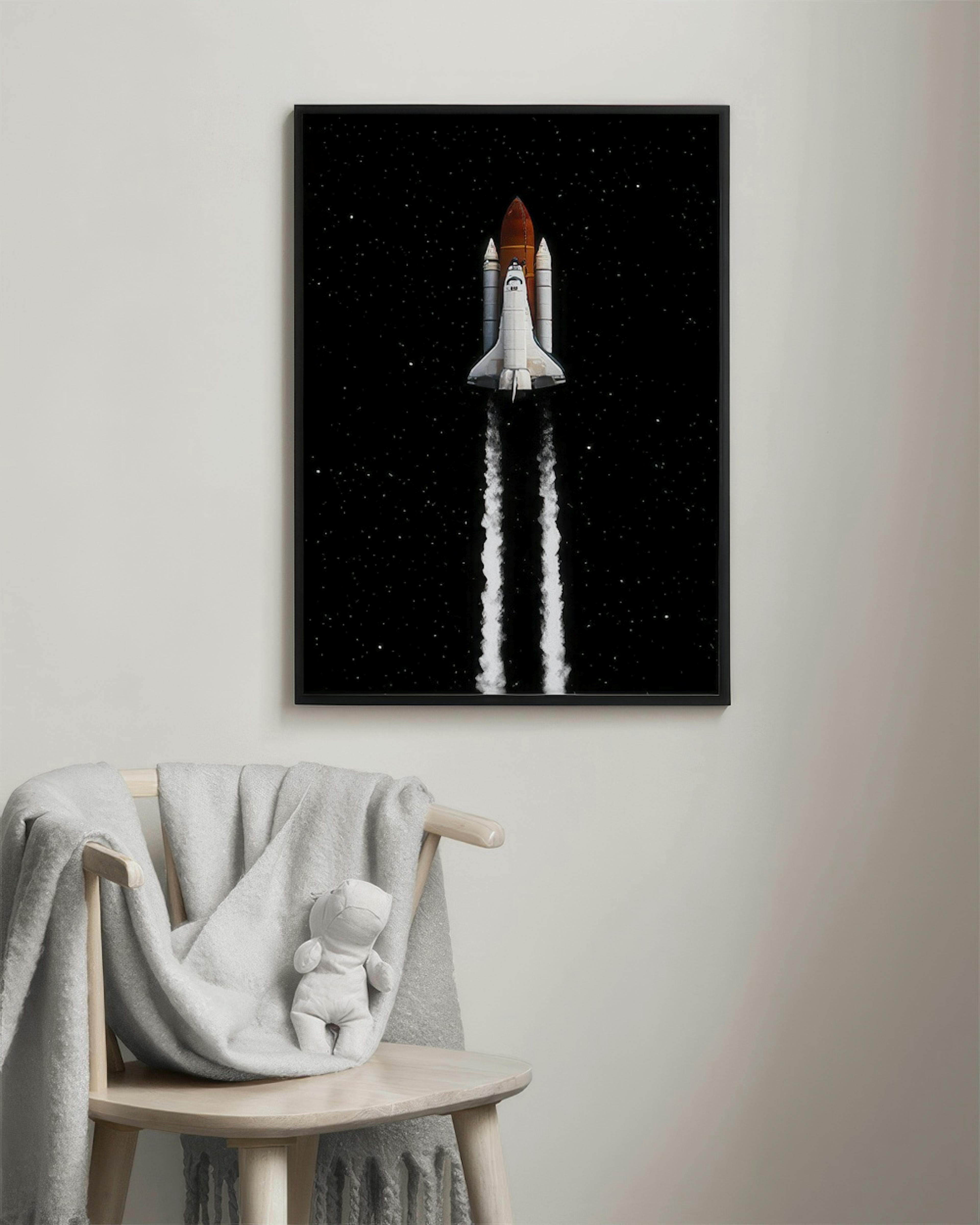 Space Shuttle Launch Affiche
