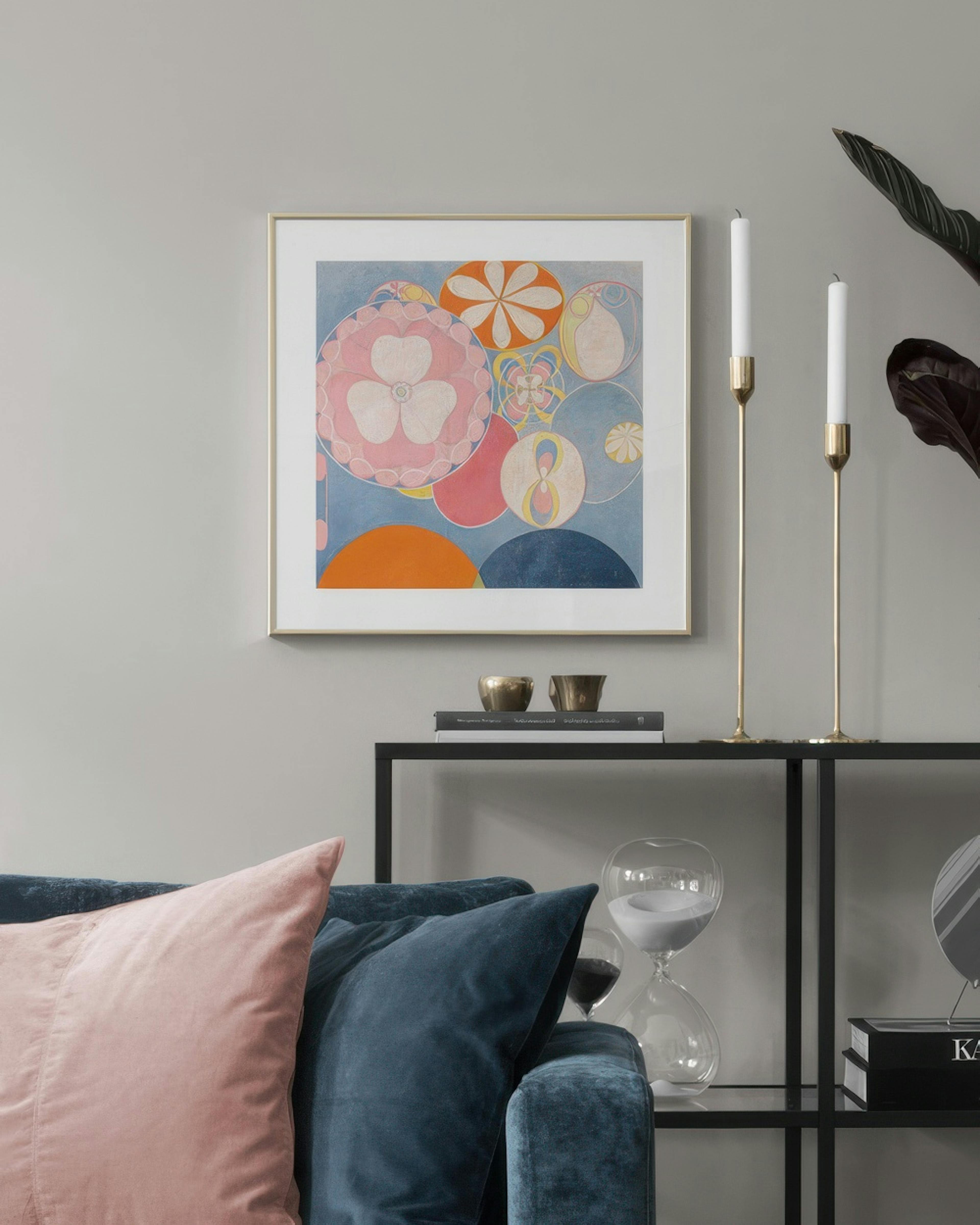 Print -The ten largest, childhood, No.2 by Hilma Af Klint Square