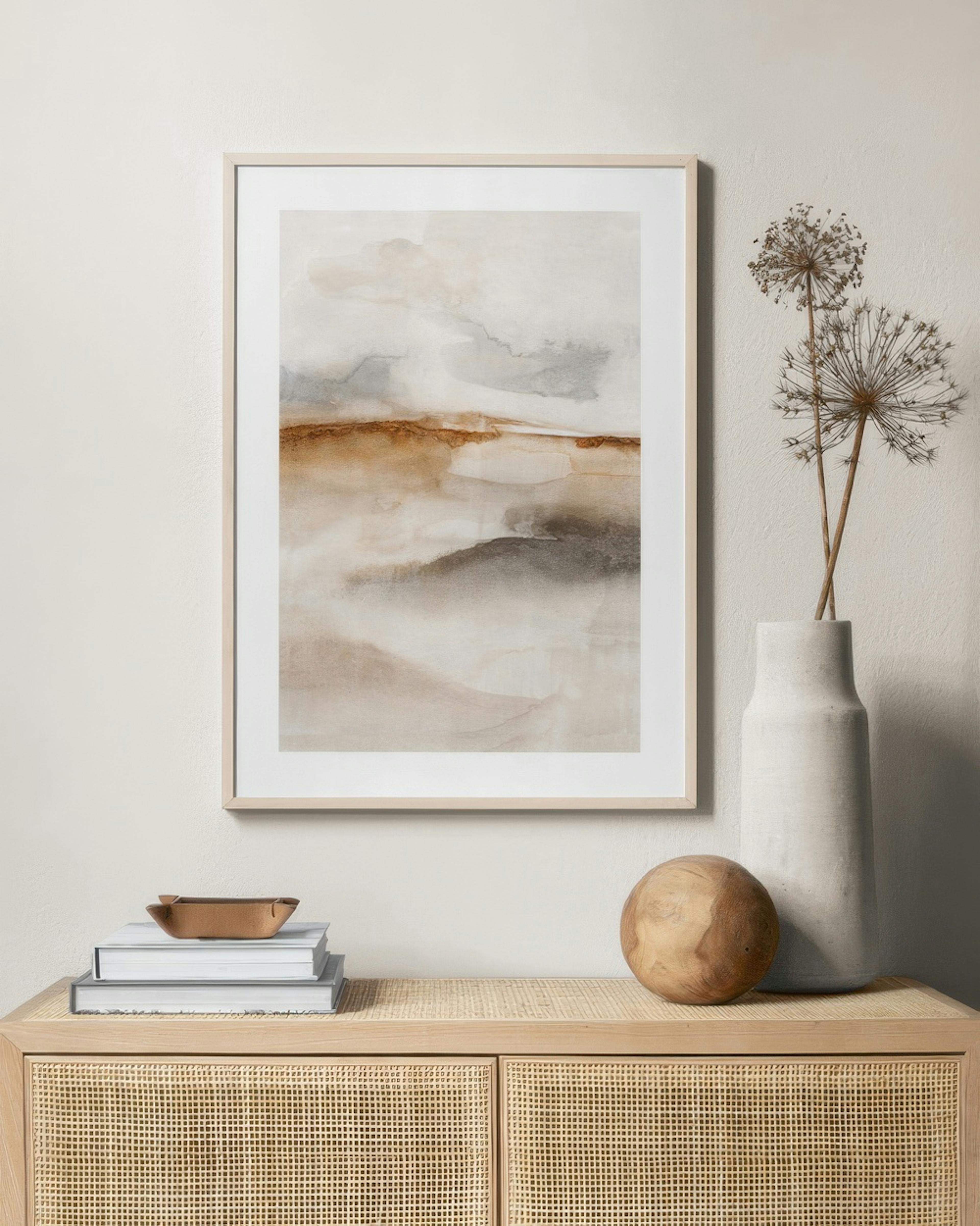 Neutral Watercolor No2 Poster
