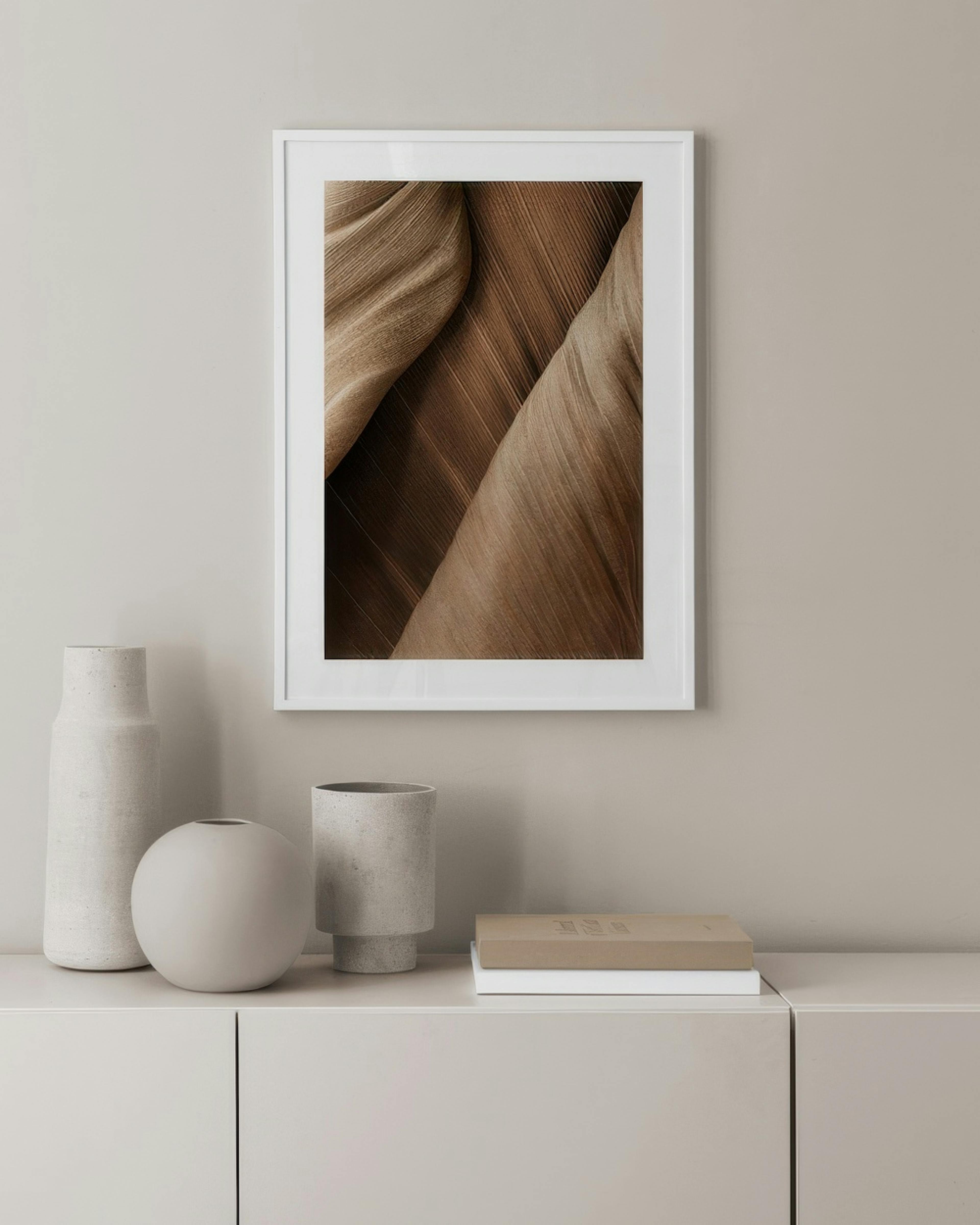 Brown Close Up Poster