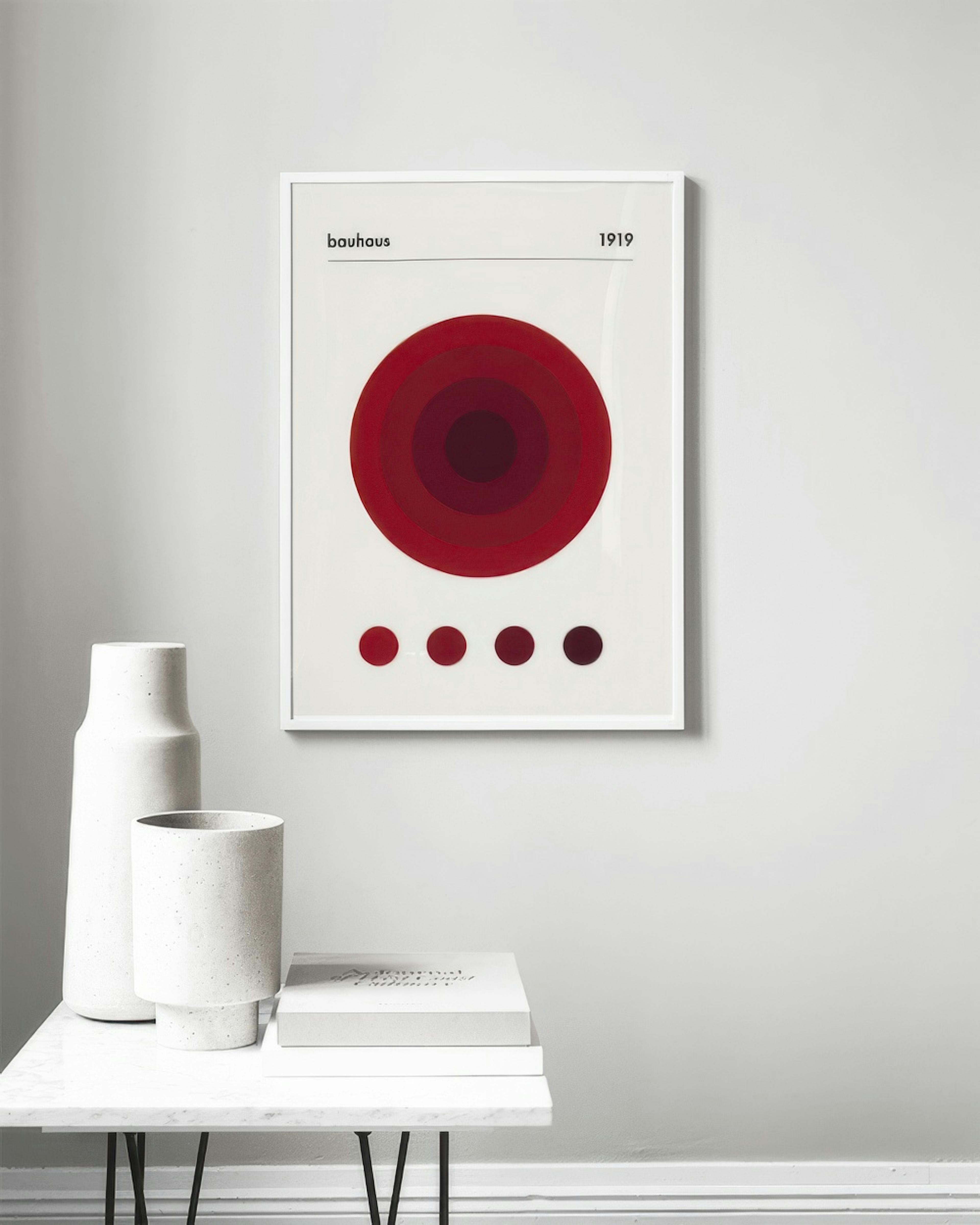 Red Bauhaus Affiche