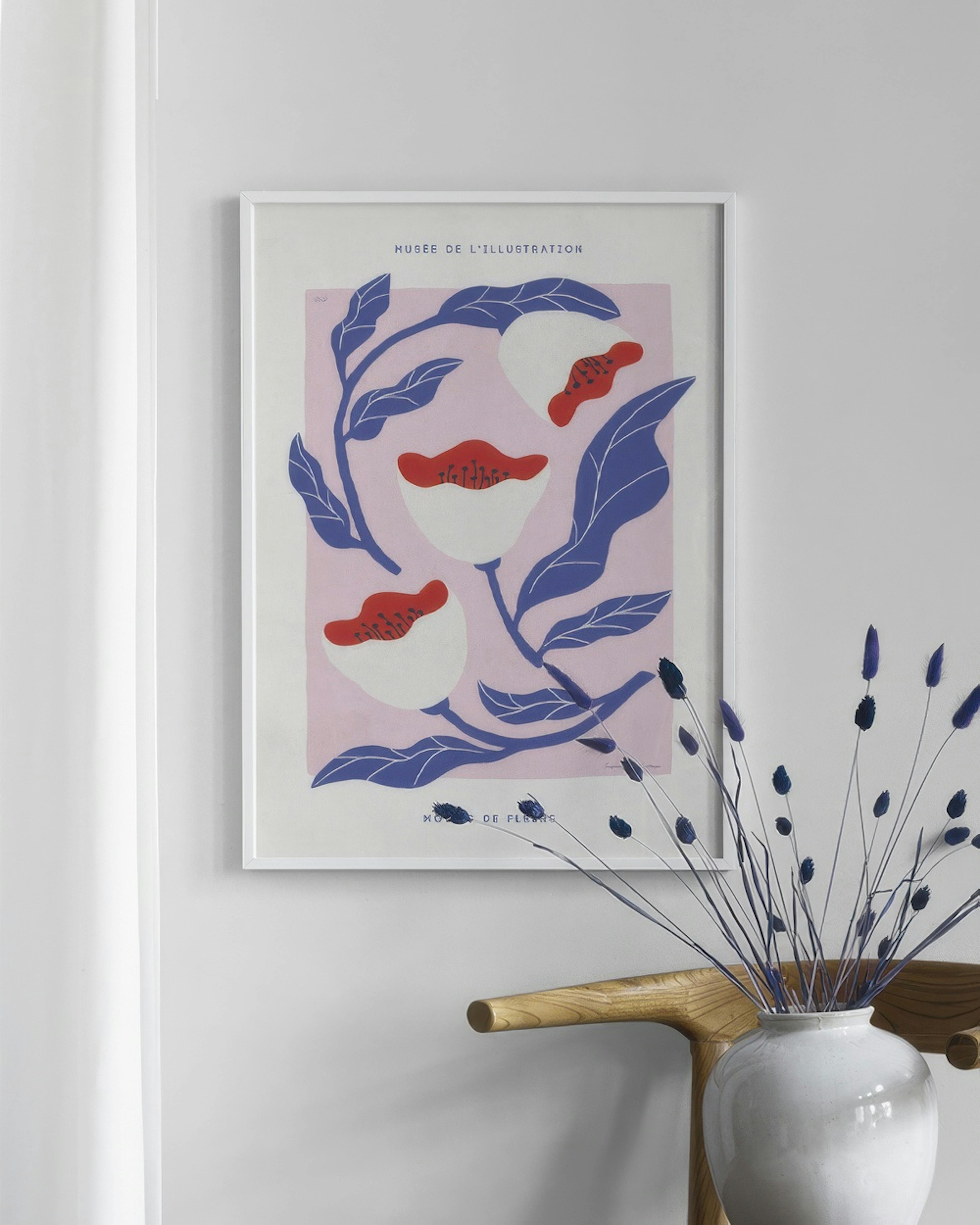 Motifs de Fleurs No2 Print