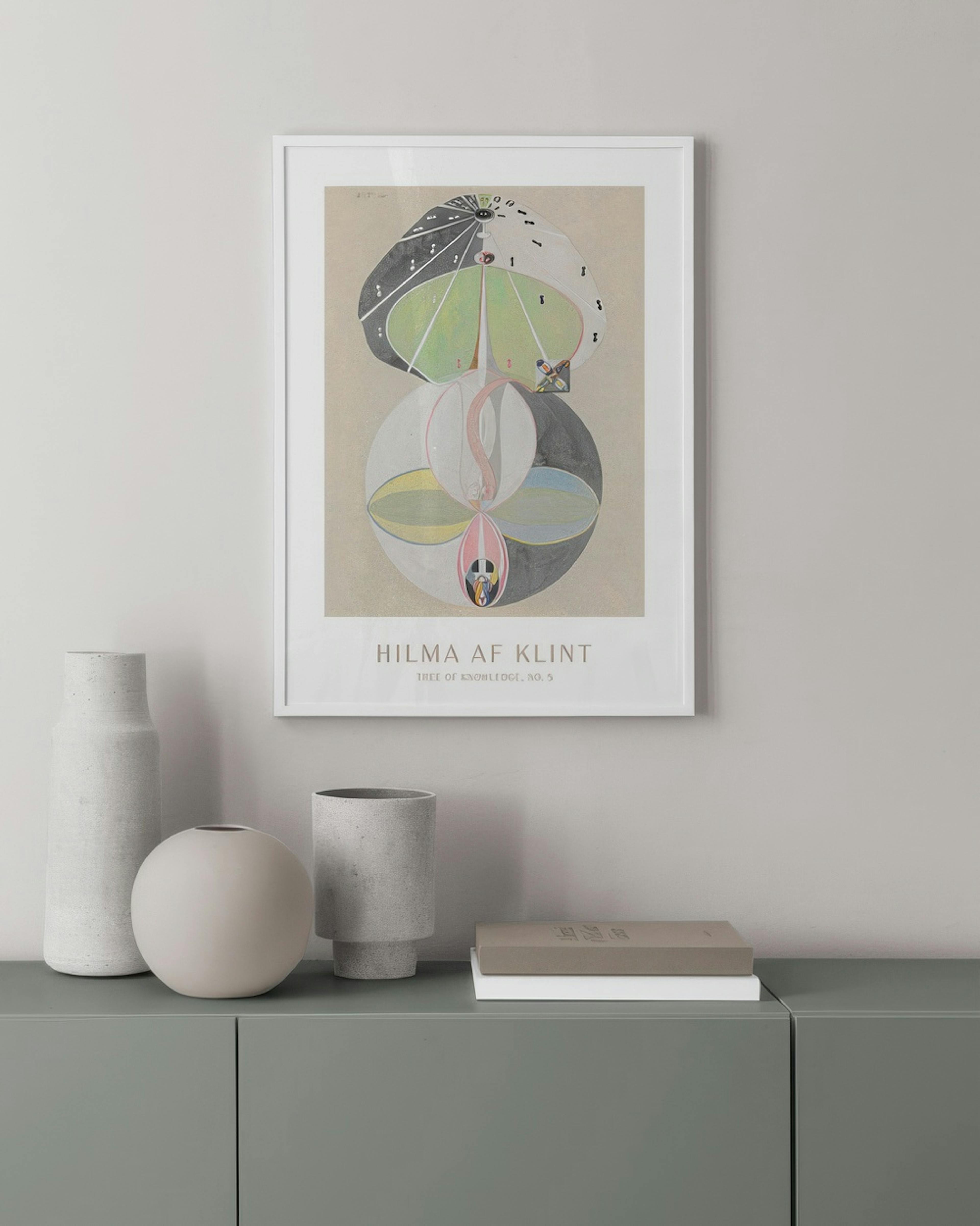 Plakat - Tree of knowledge, No. 5 by Hilma Af Klint