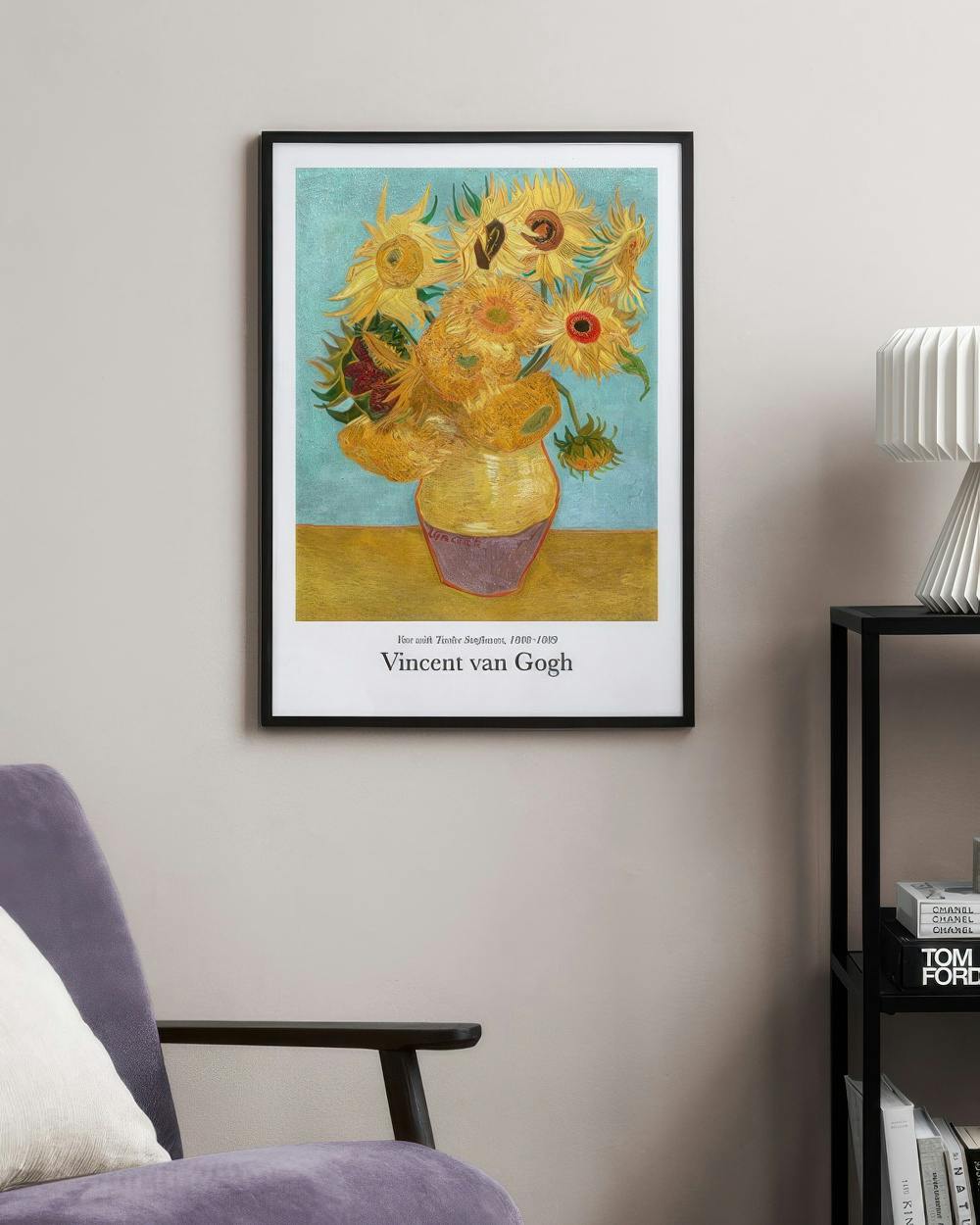 Van Gogh Vase with Twelve Sunflowers Poster Sunflowers