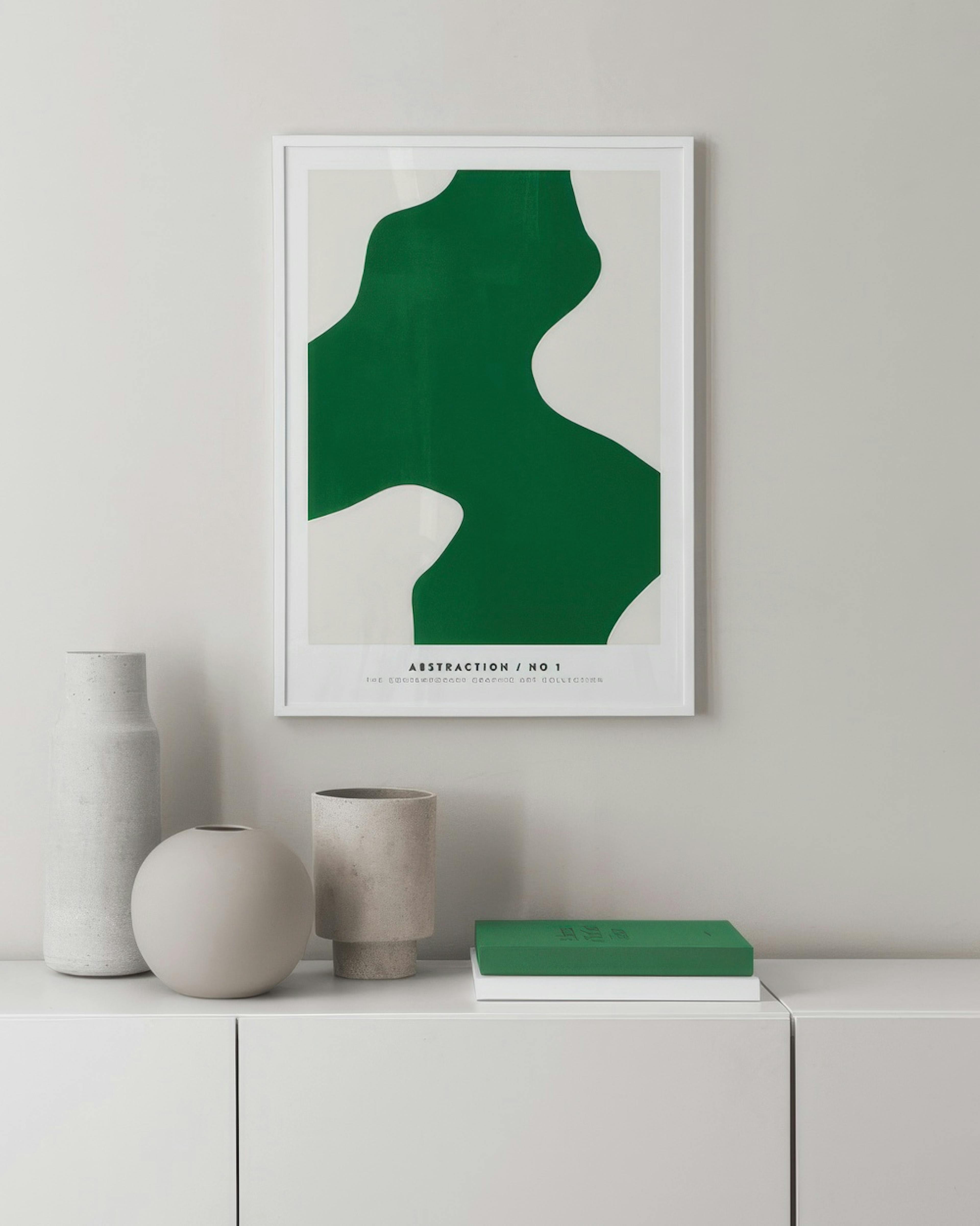 Green Shape Print
