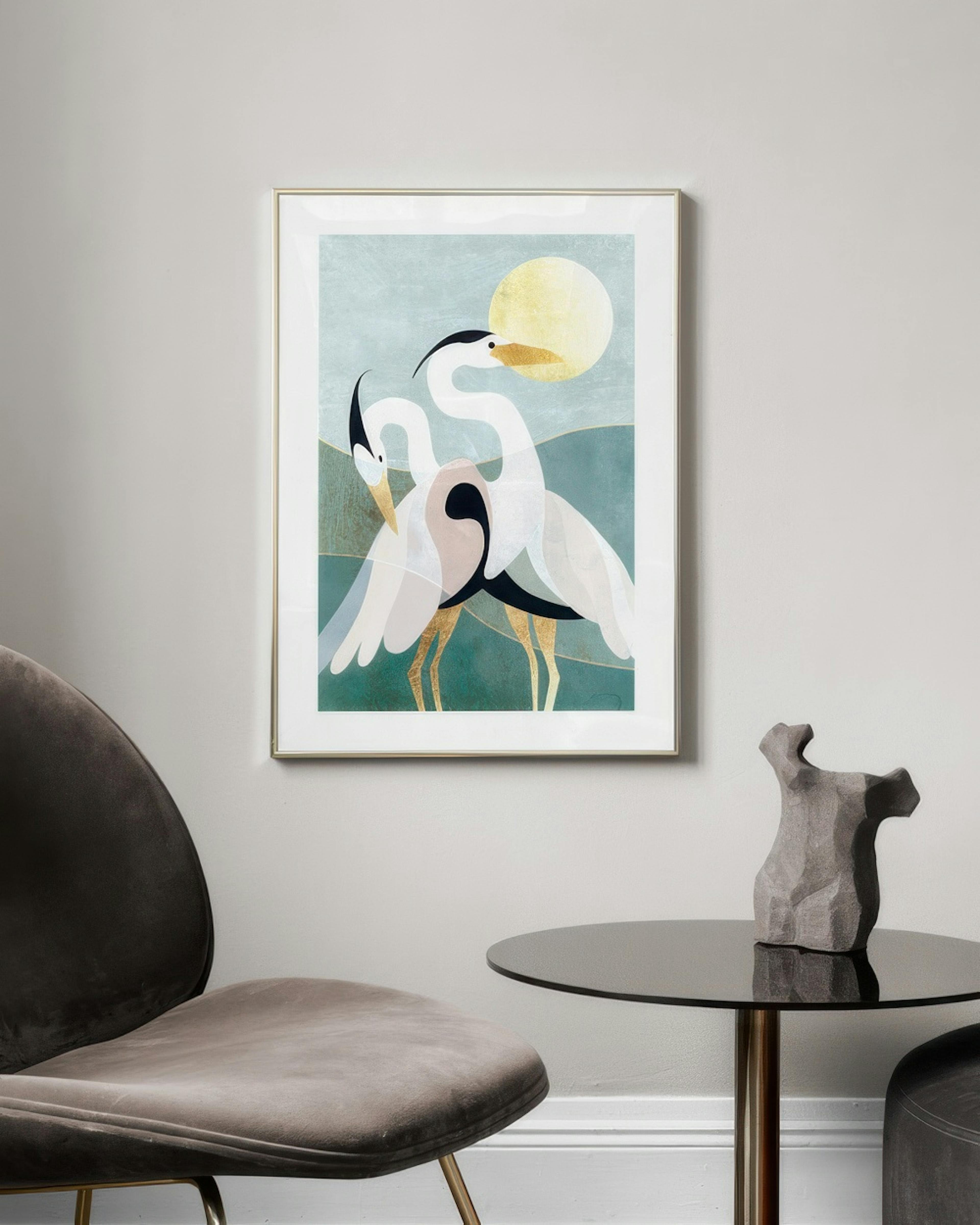 Graphic Herons 포스터