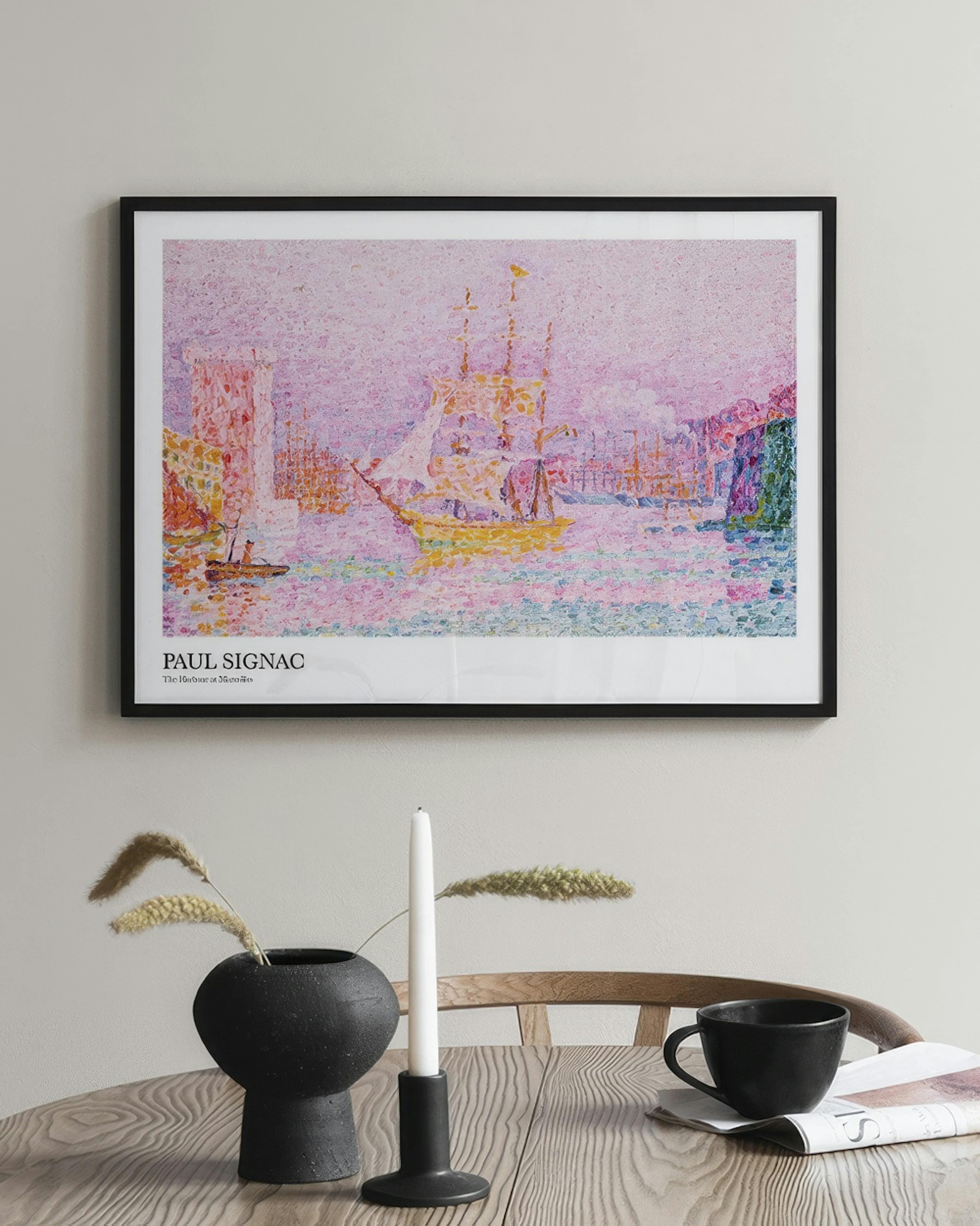 Paul Signac - The Harbour at Marseilles Poster