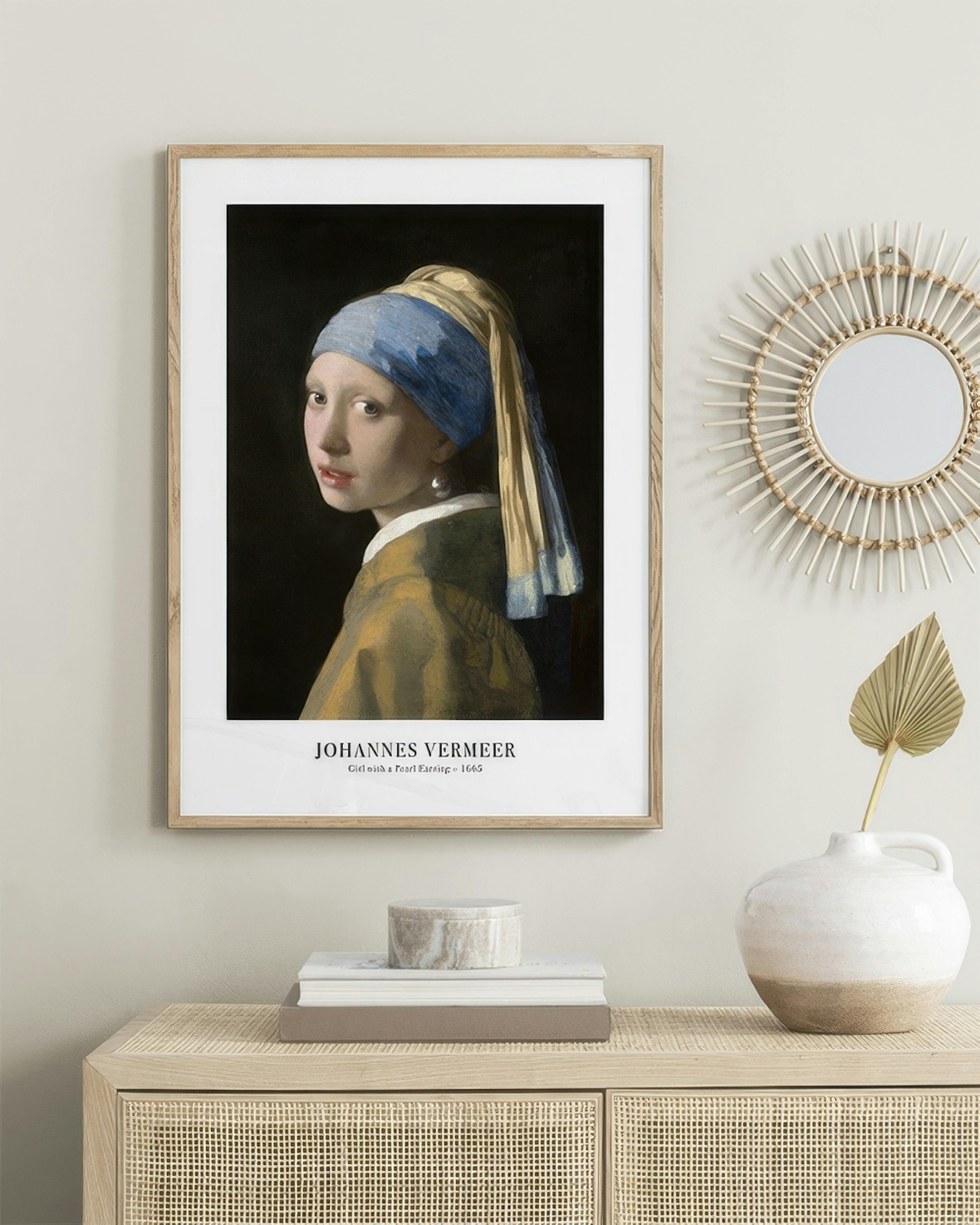 Johannes Vermeer - Girl with a Pearl Earring Poster