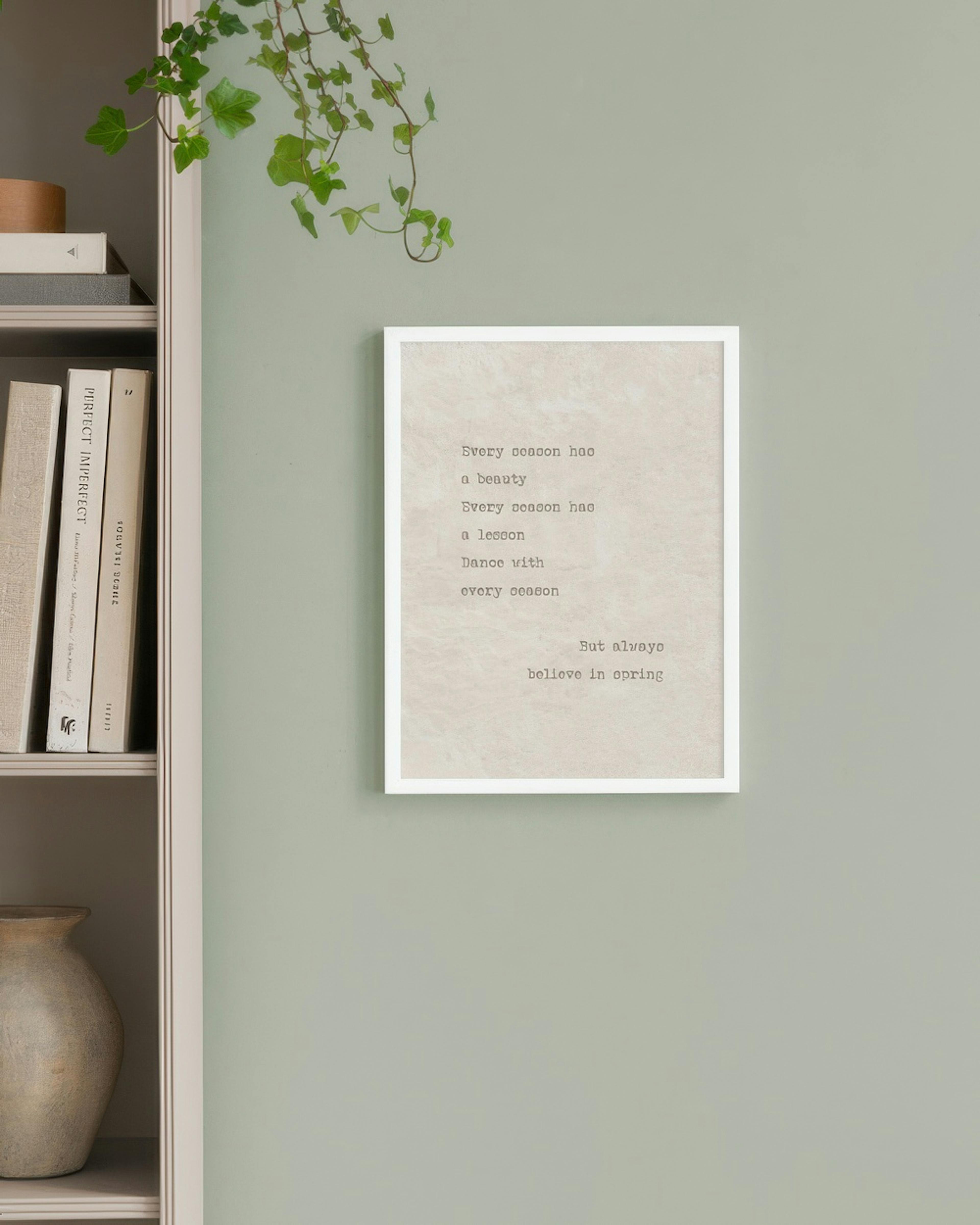 Seasonal Poem Poster