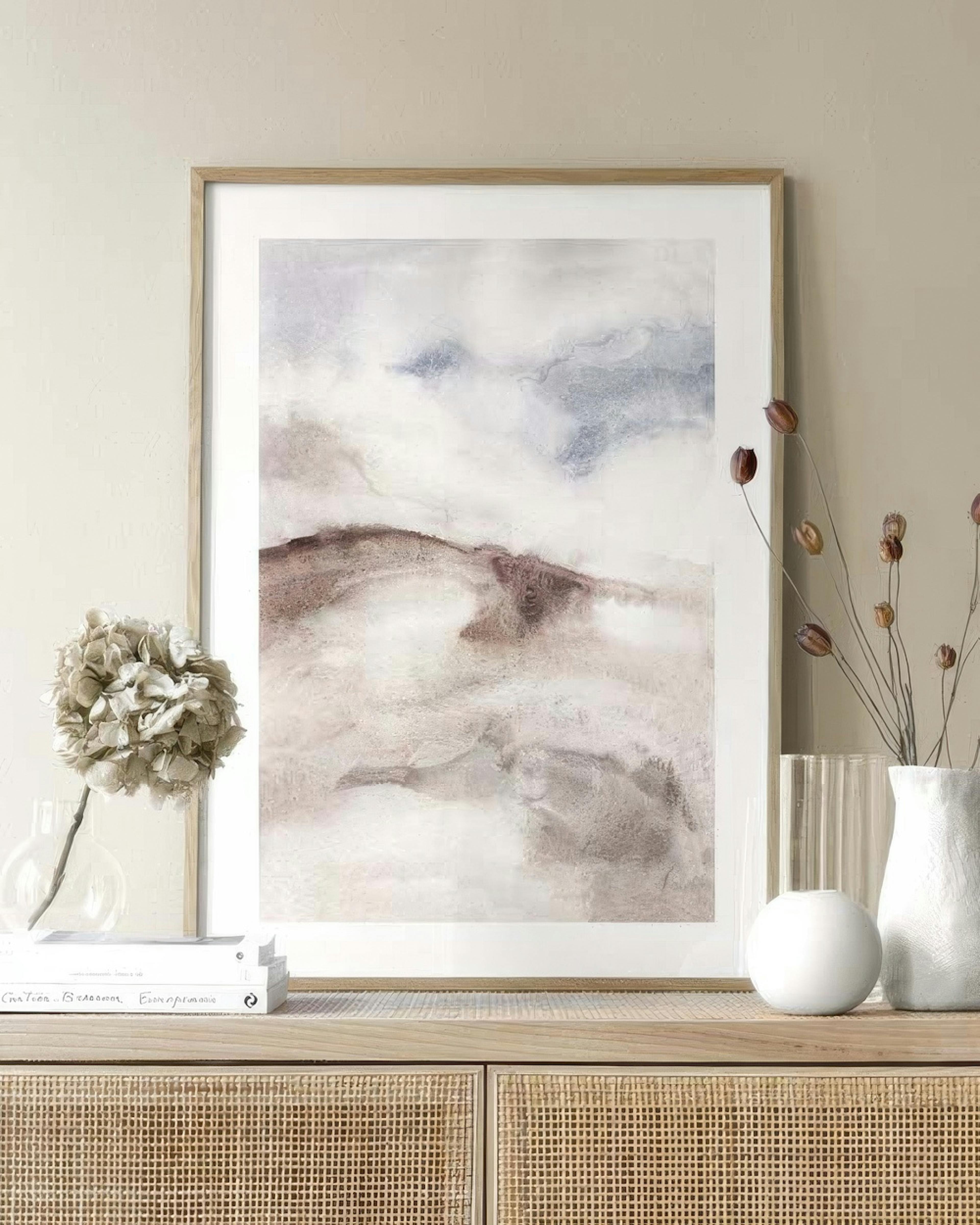 Watercolor Beach No1 Print