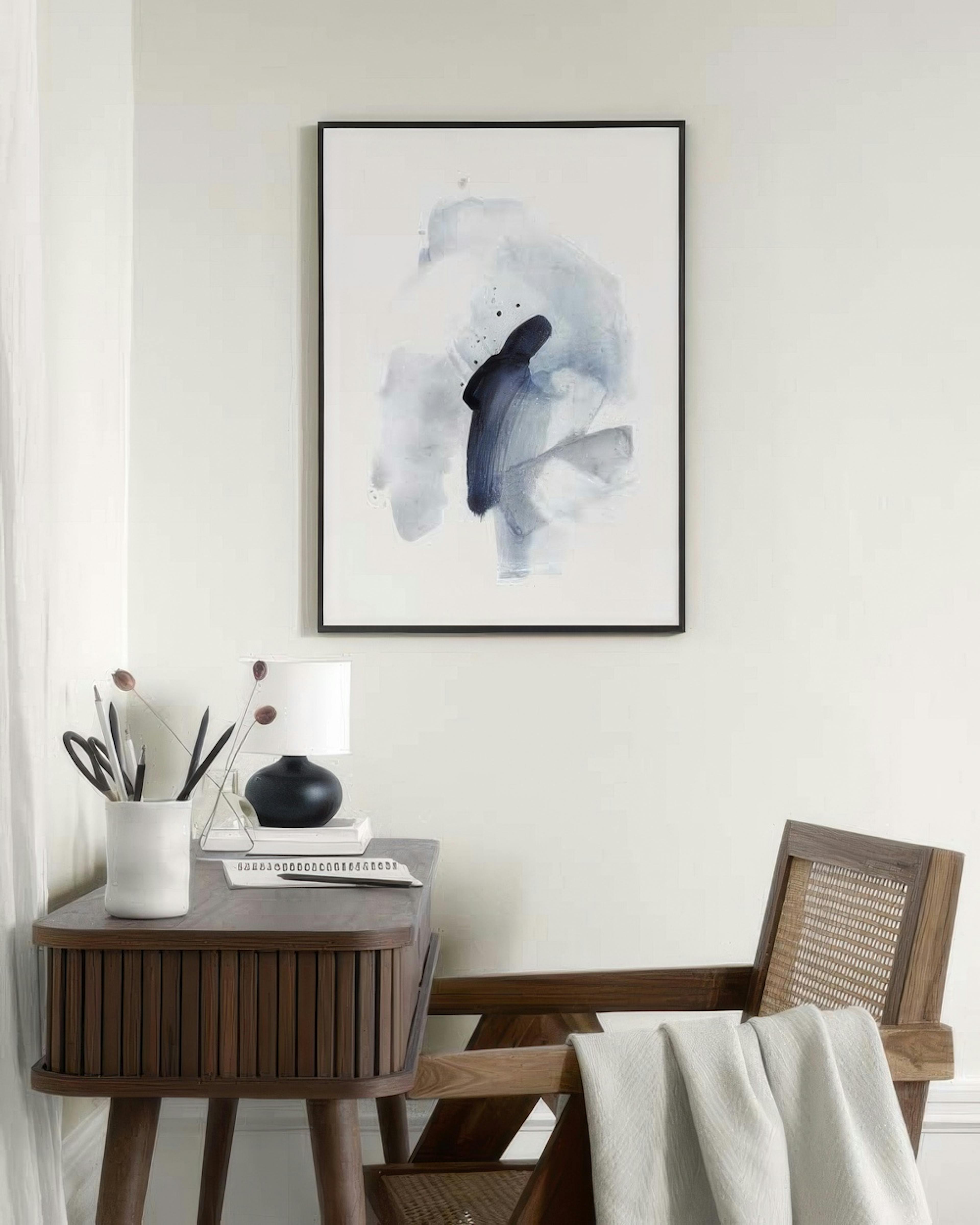 Watercolor Blues No2 Poster