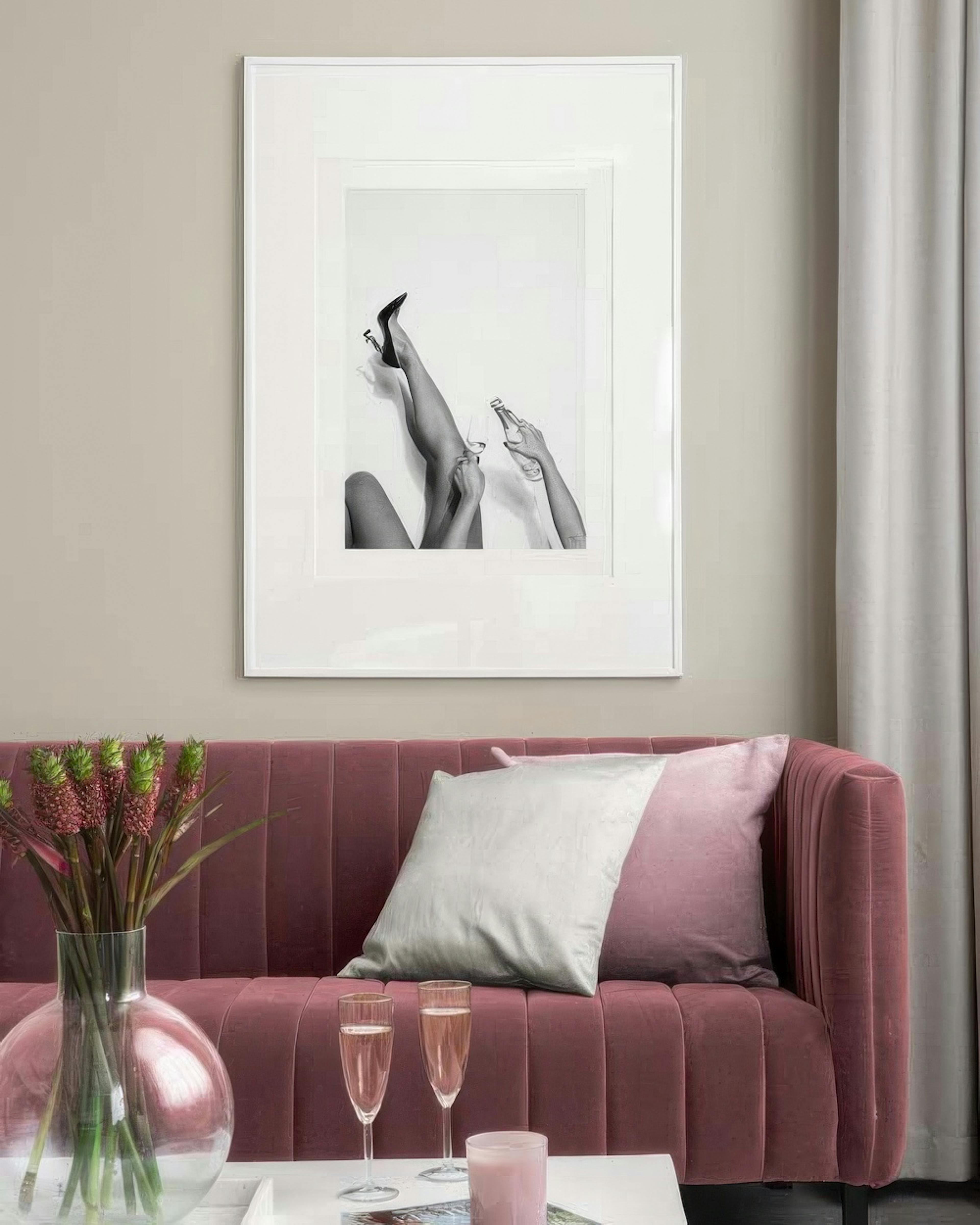 Champagne Refill Print
