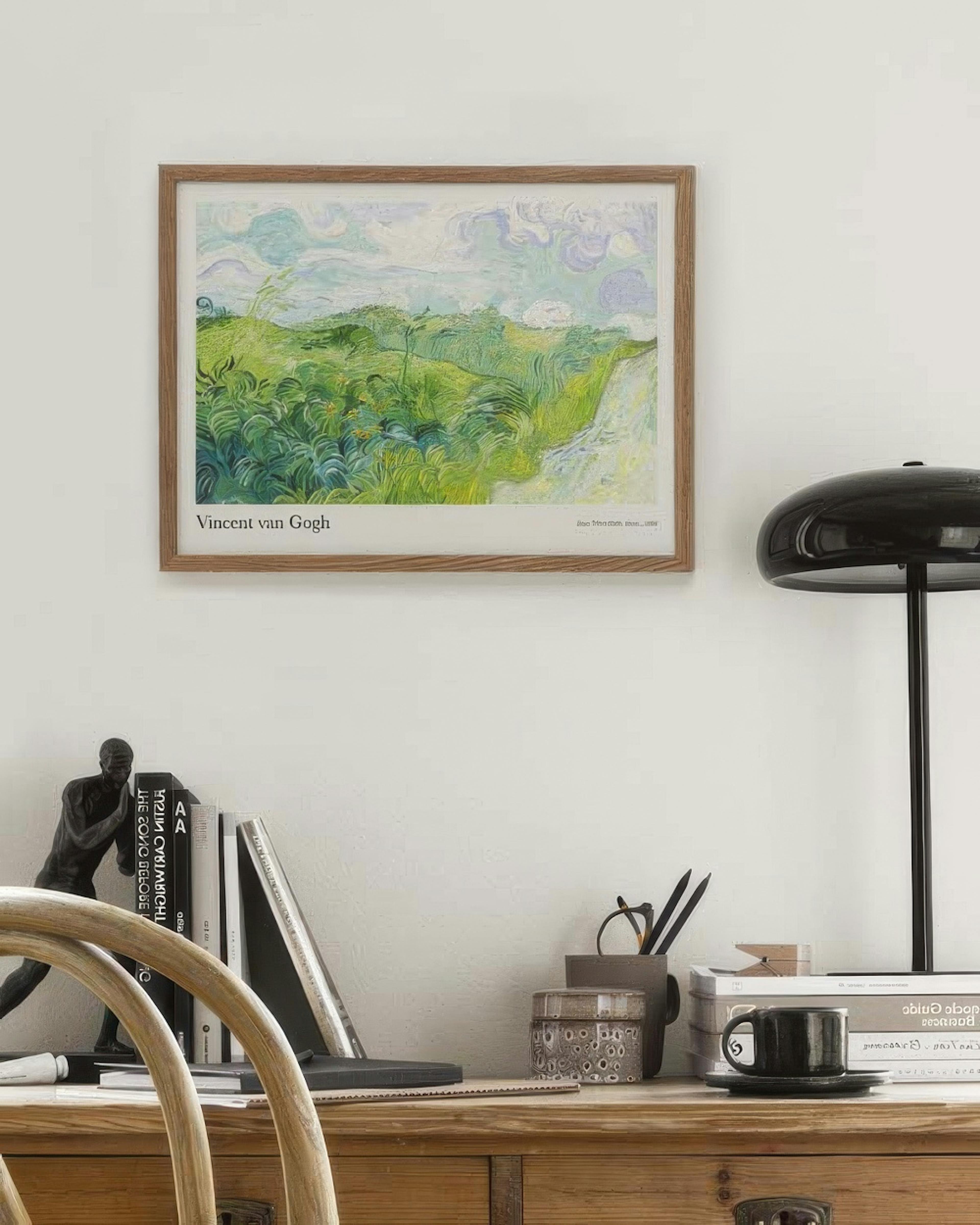 Van Gogh - Green Wheat Fields, Auvers Poster