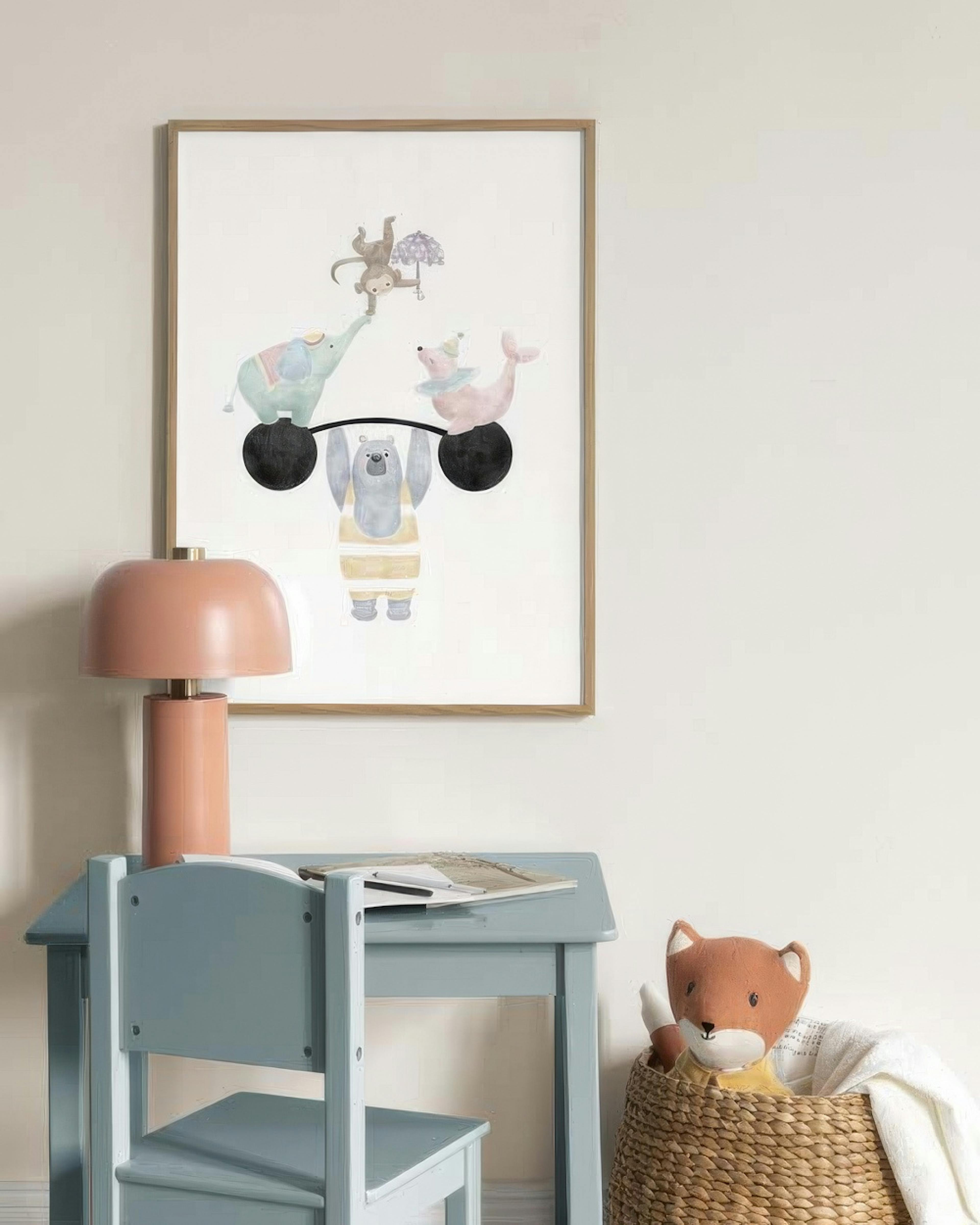 Circus Acrobats Print